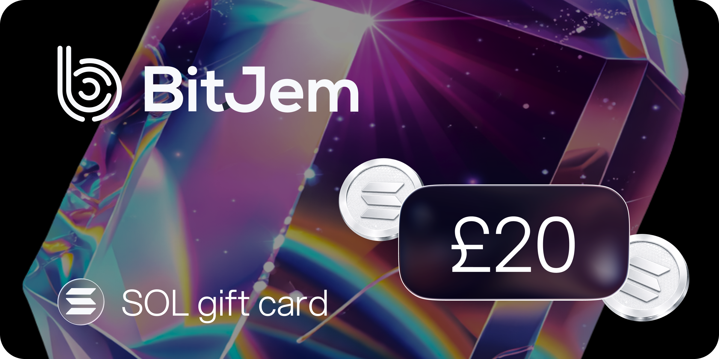 BitJem SOL Gift Card 20 GBP