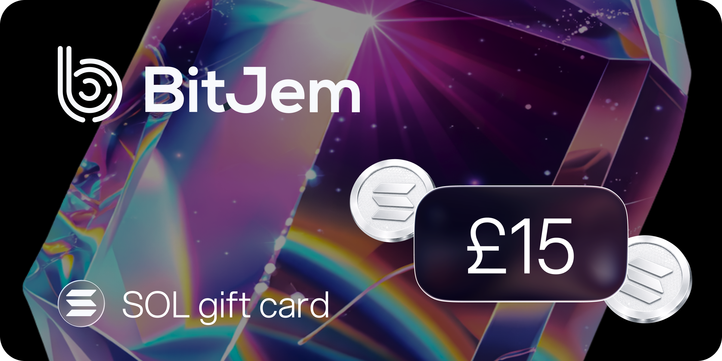 BitJem SOL Gift Card 15 GBP
