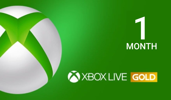 Xbox Live GOLD Subscription Card 1 Month