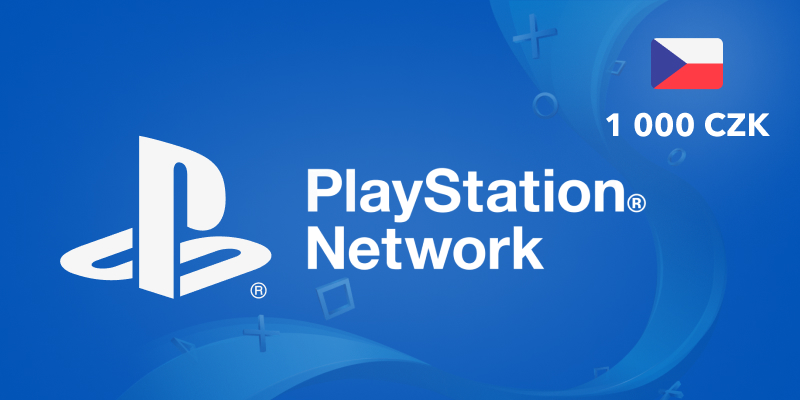 PlayStation Network Gift Card 1 000 CZK