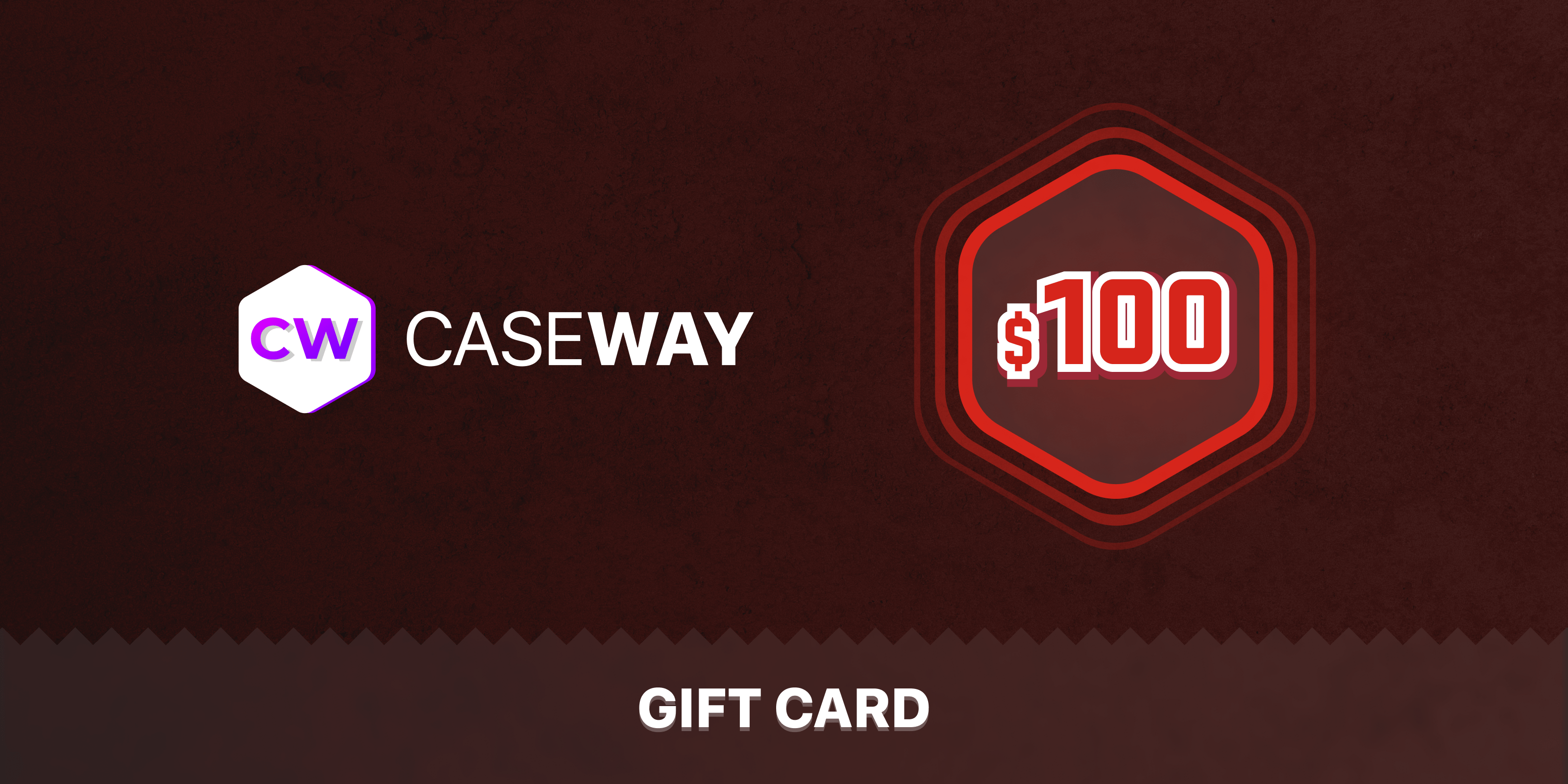 CASEWAY Gift Card 100 USD