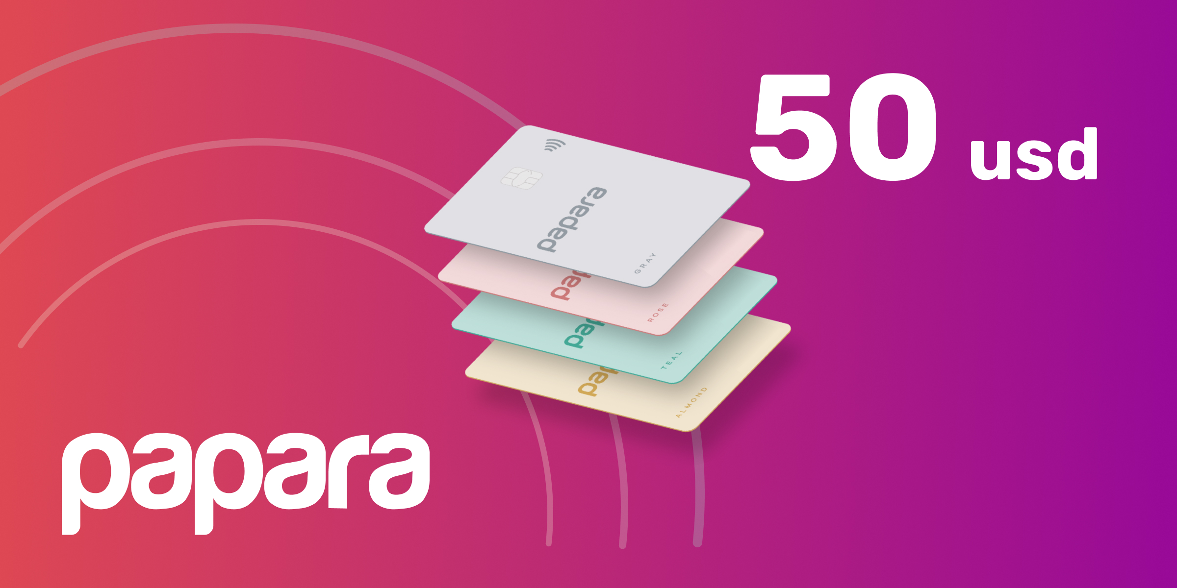 Papara Gift Card 50 USD