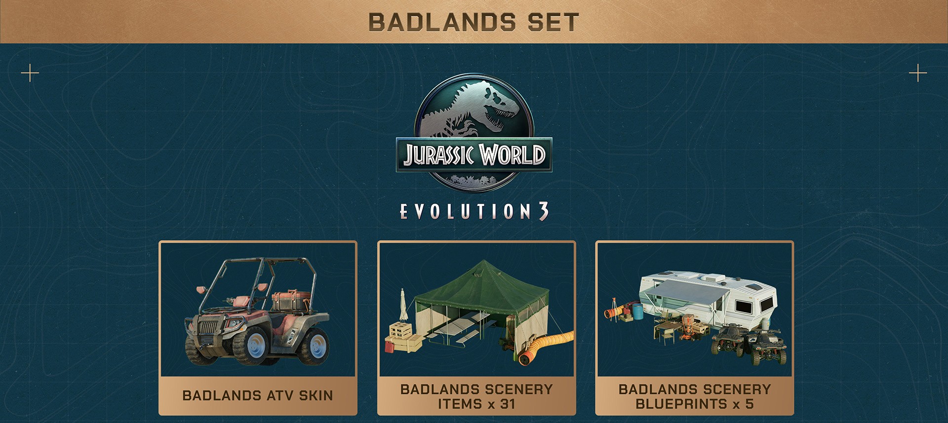 Jurassic World Evolution 3 Badlands Set (PC)