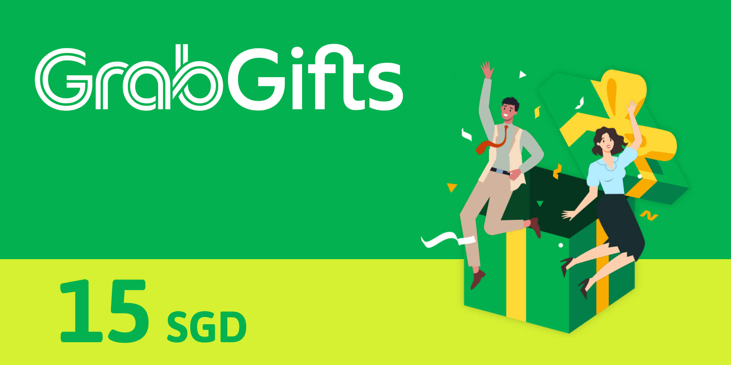 GrabGifts Gift Card 15 SGD