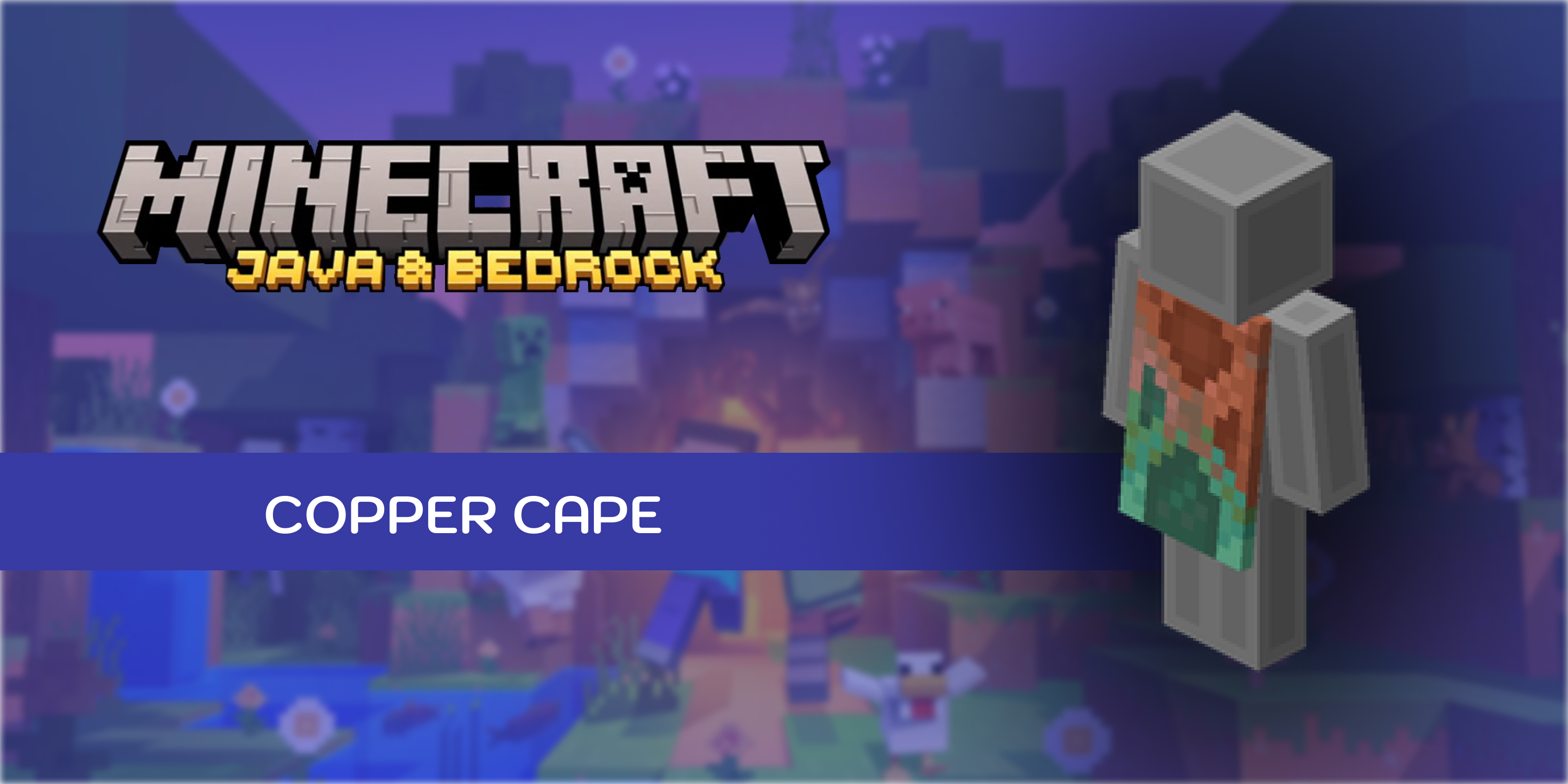 Minecraft Java and Bedrock Edition Copper Cape (Xbox Series)