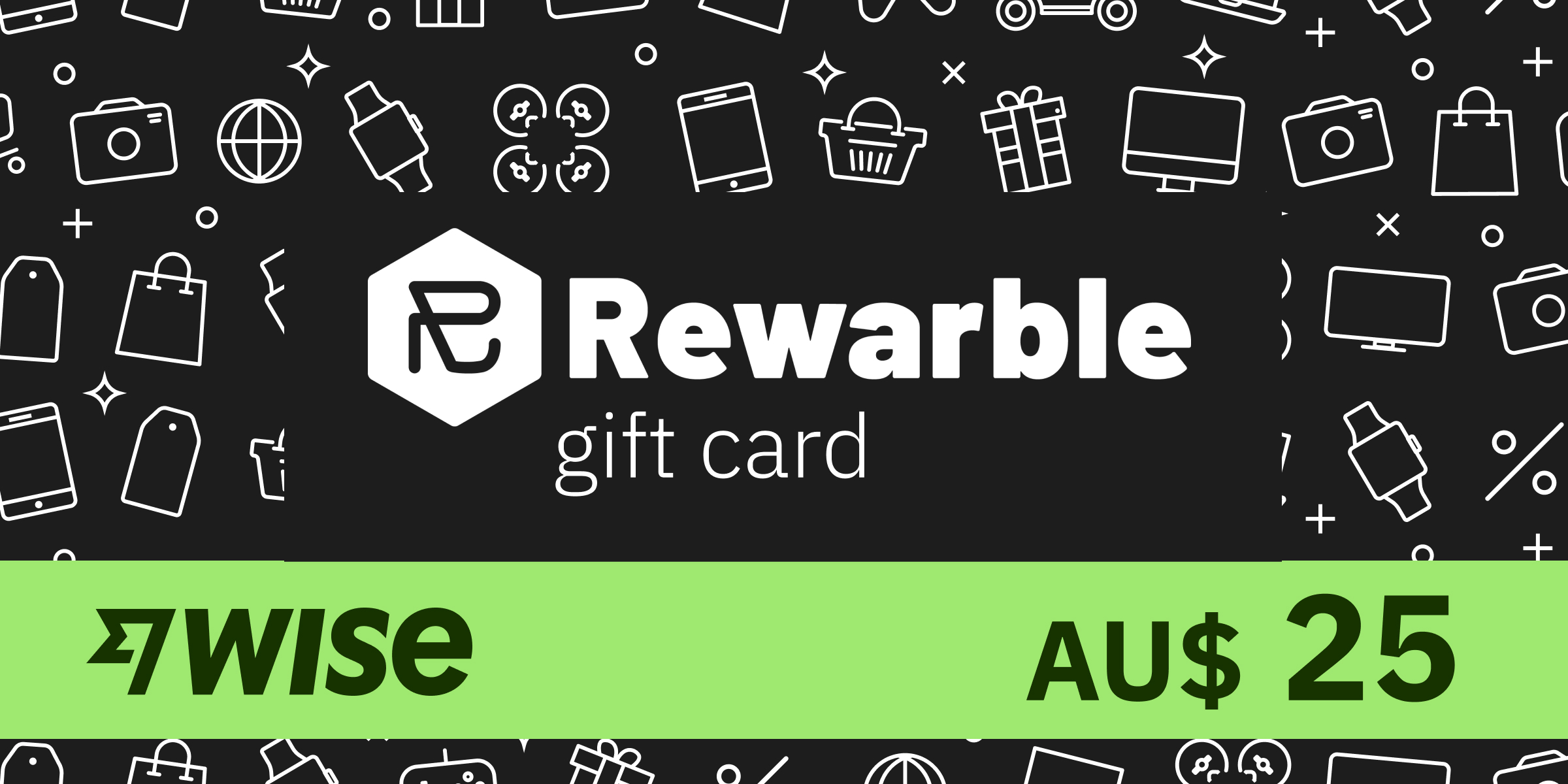 REWARBLE Wise Gift Card 25 AUD