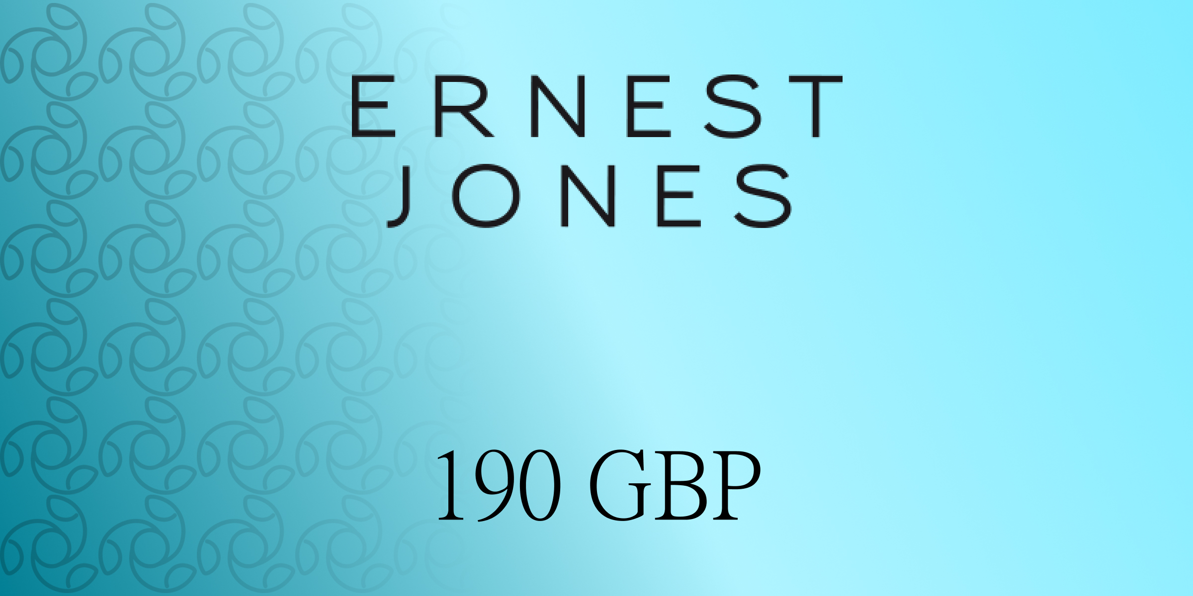 Ernest Jones Gift Cards 190 GBP