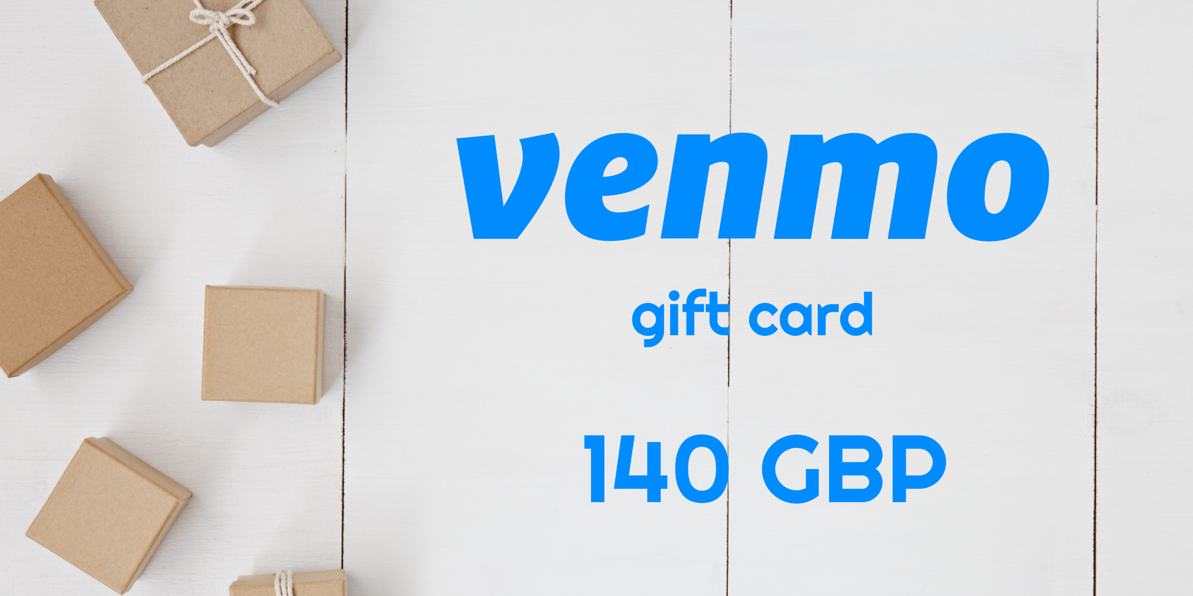 Venmo Gift Card 140 GBP