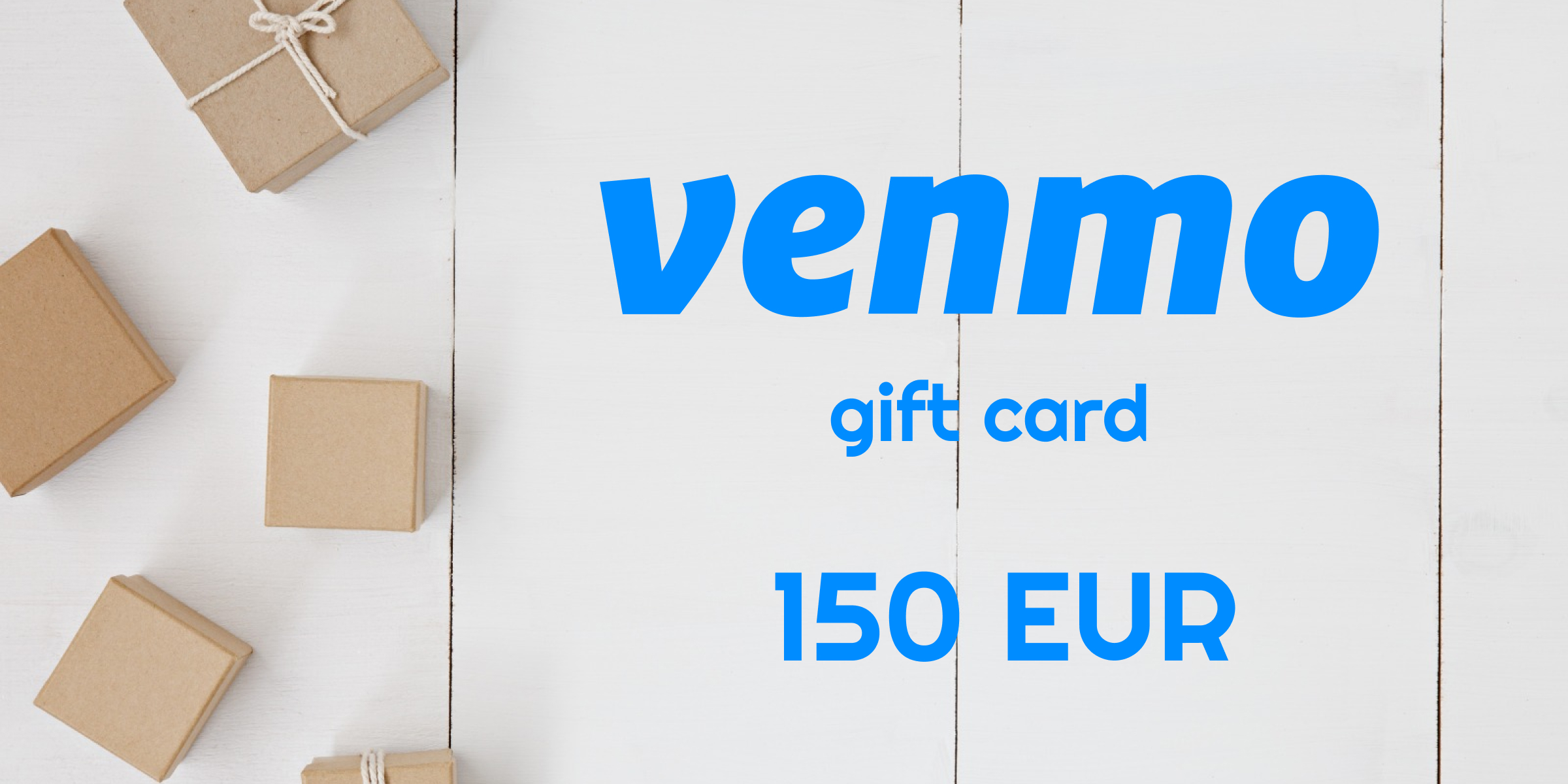 Venmo Gift Card 150 EUR