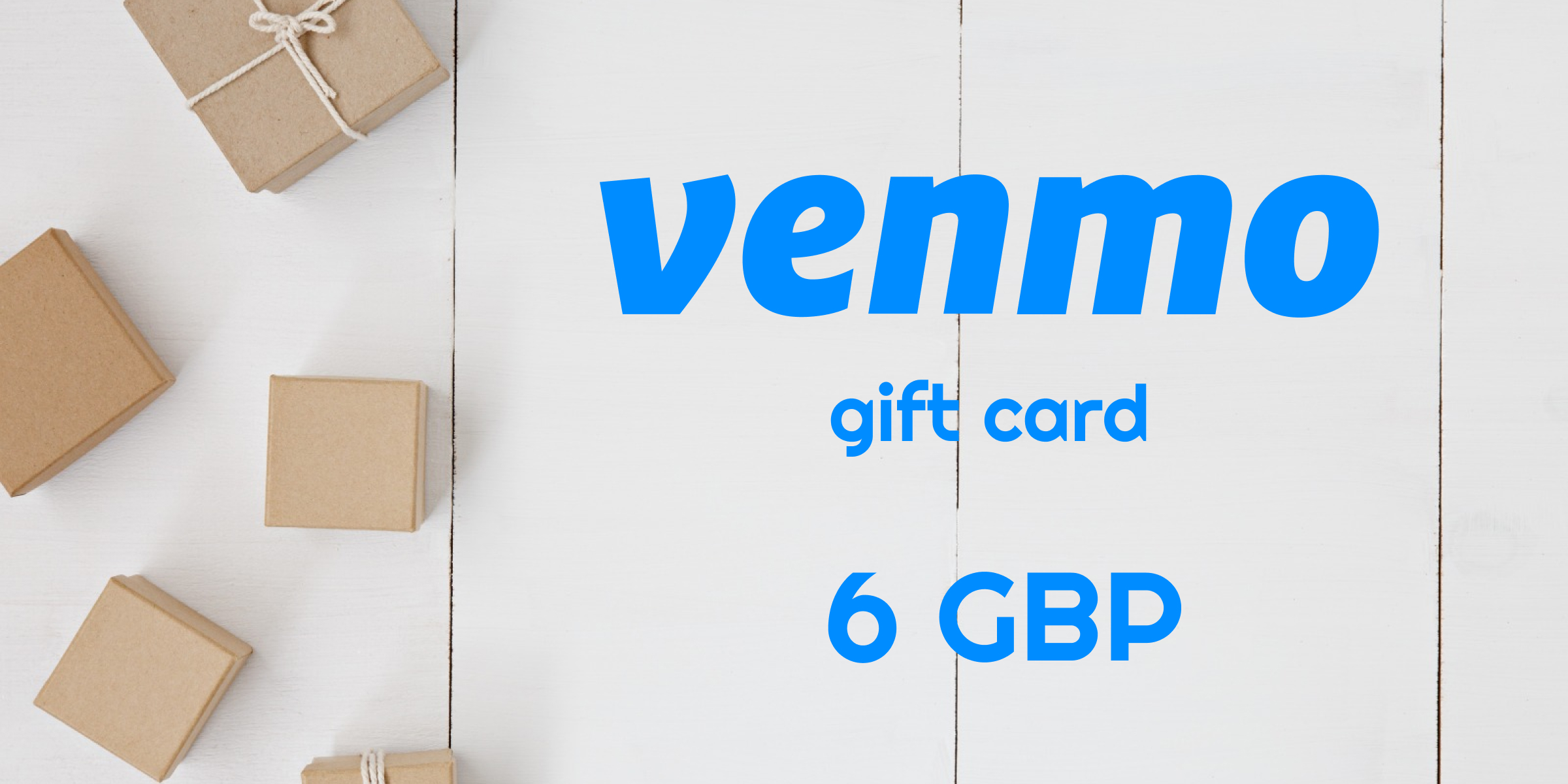 Venmo Gift Card 6 GBP