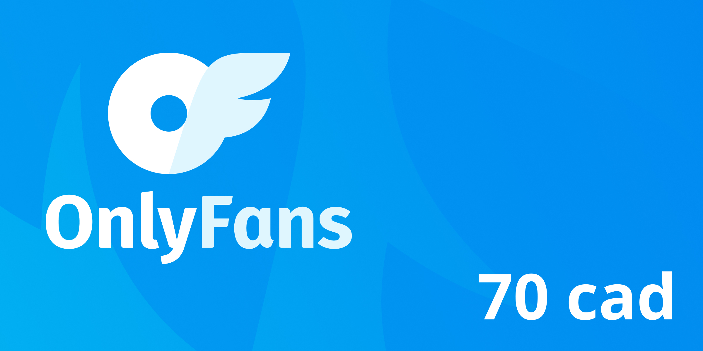 OnlyFans Gift Card 70 CAD