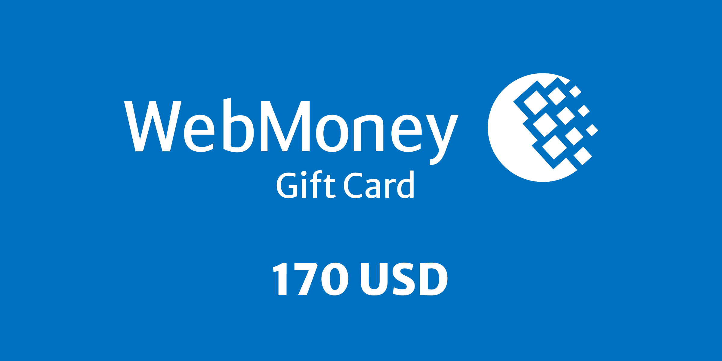 WebMoney Gift Card 170 USD