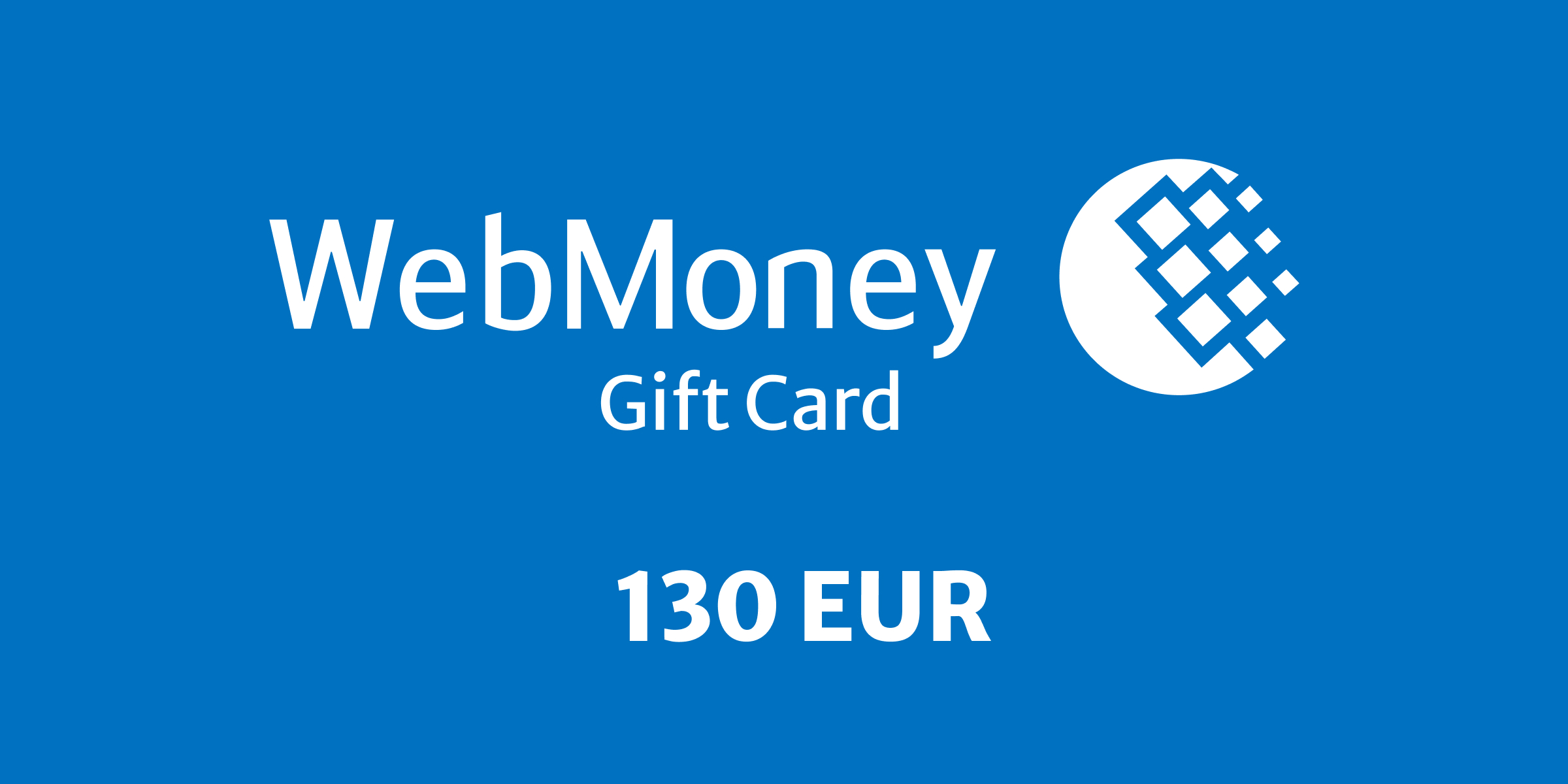WebMoney Gift Card 130 EUR