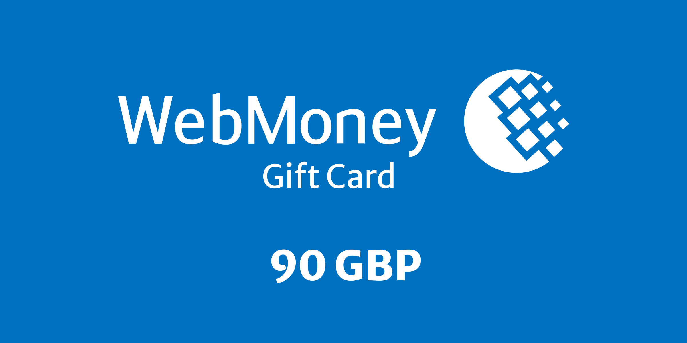 WebMoney Gift Card 90 GBP