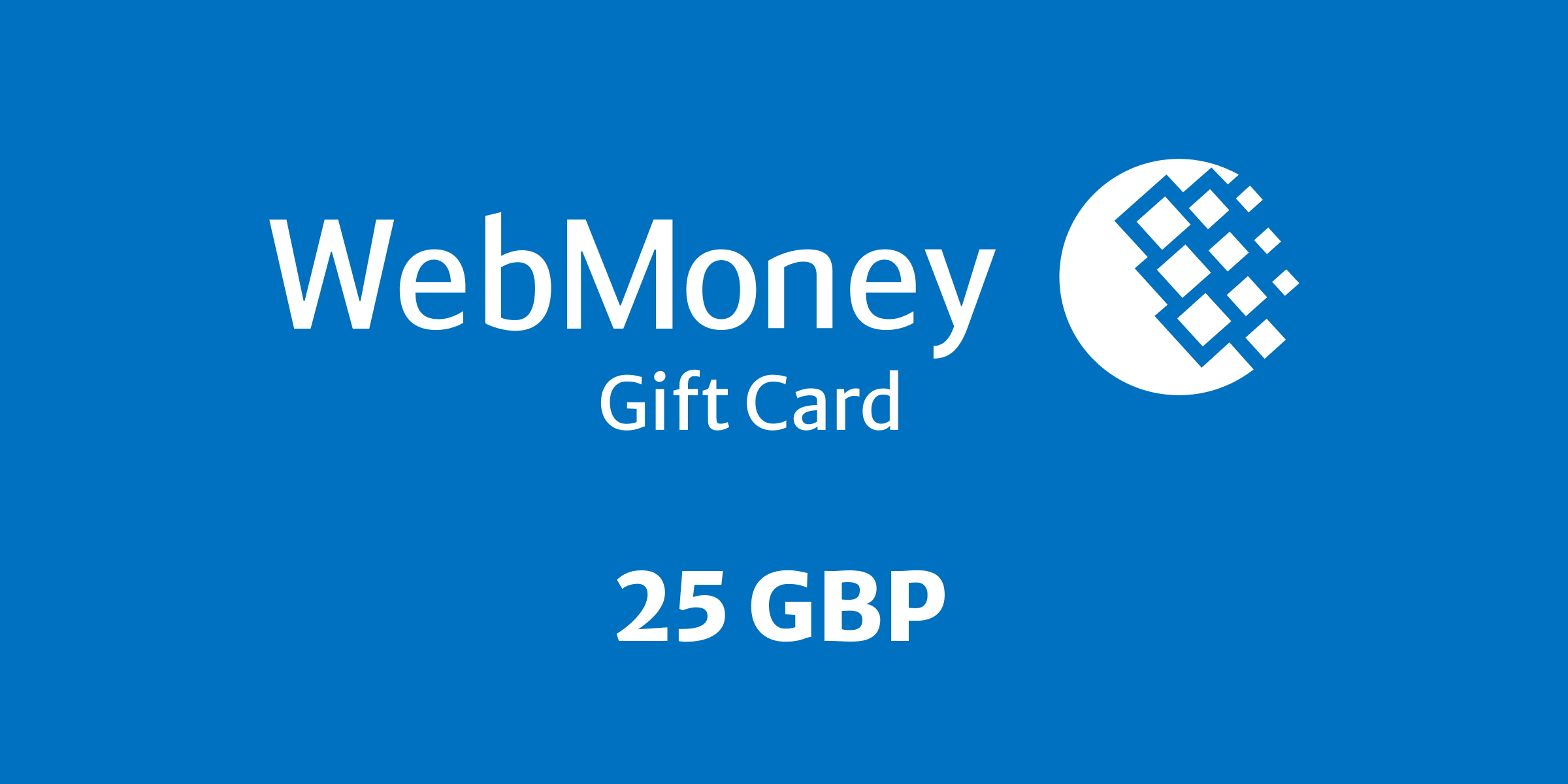 WebMoney Gift Card 25 GBP