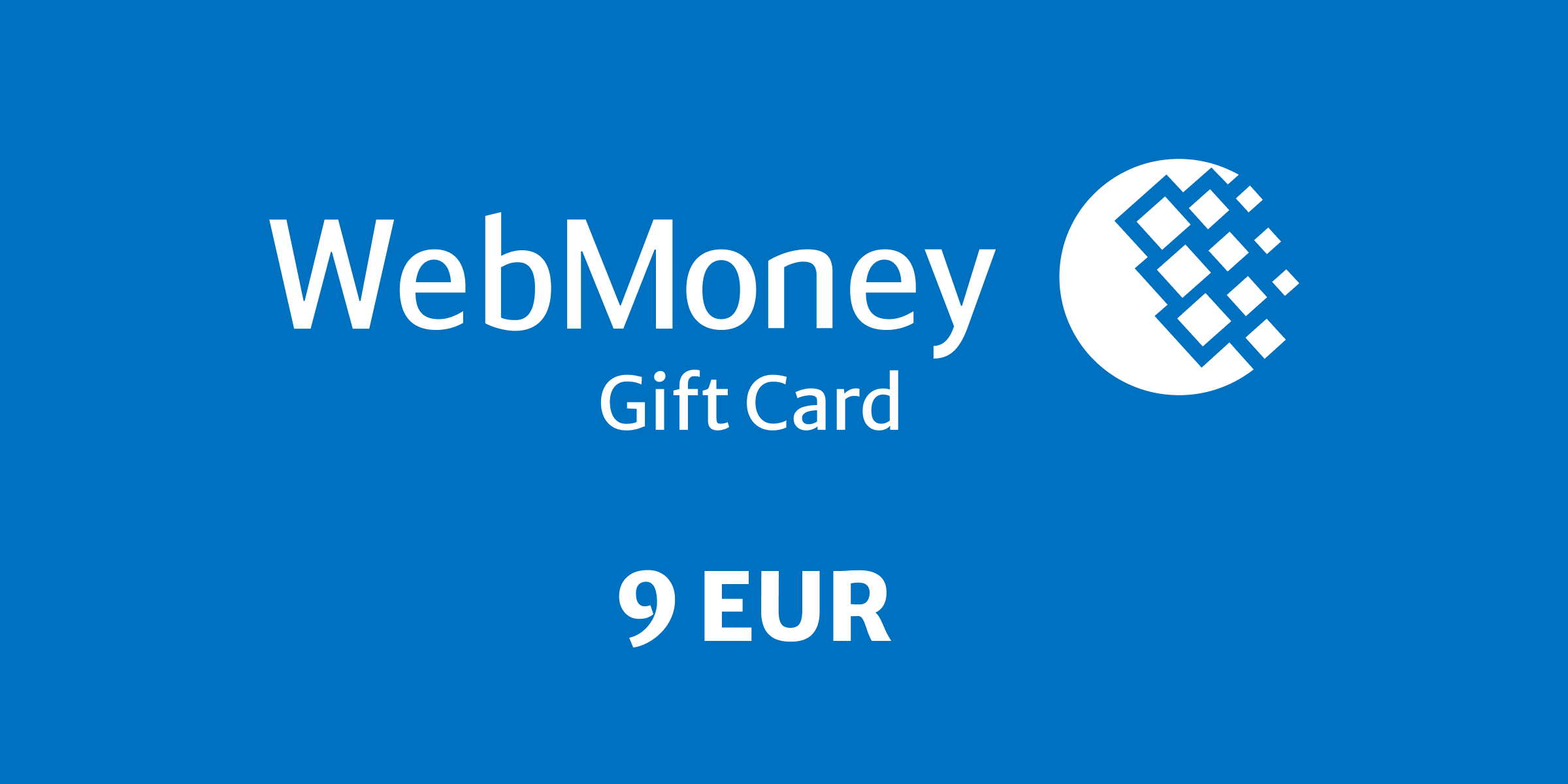 WebMoney Gift Card 9 EUR