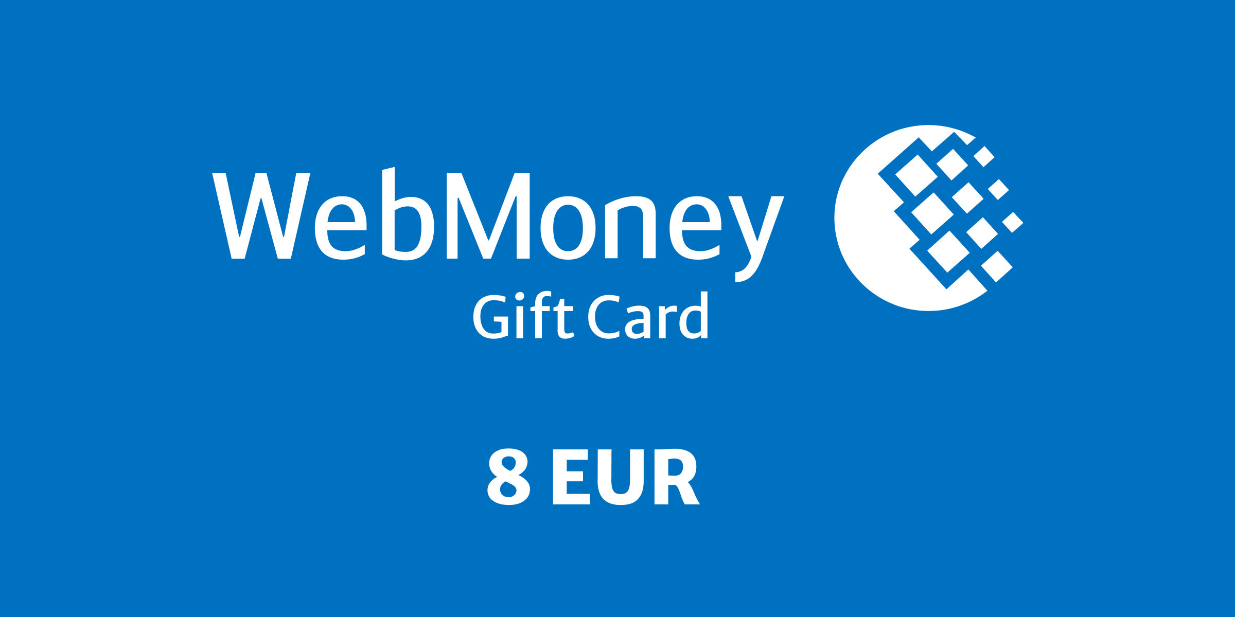 WebMoney Gift Card 8 EUR
