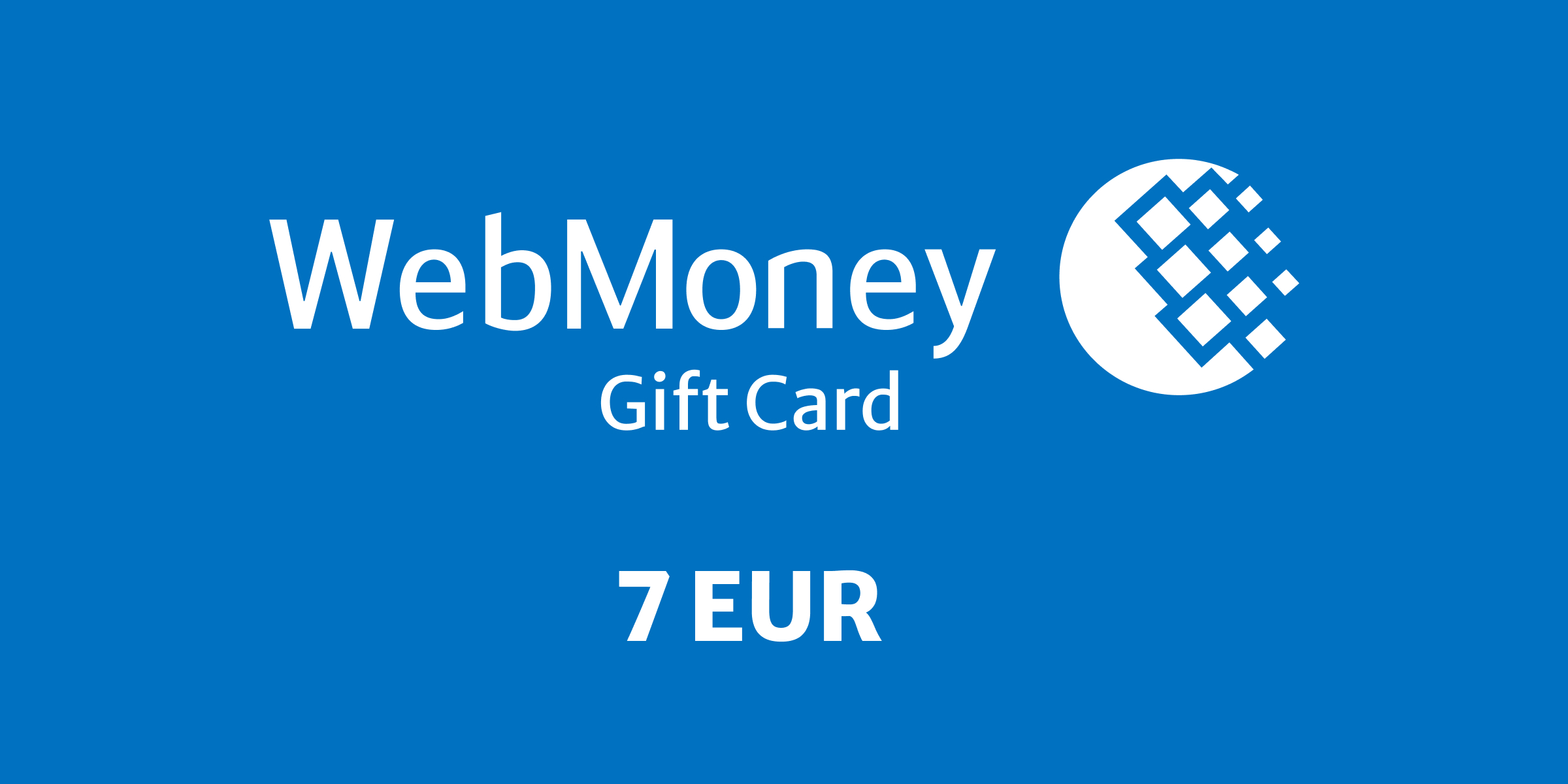 WebMoney Gift Card 7 EUR