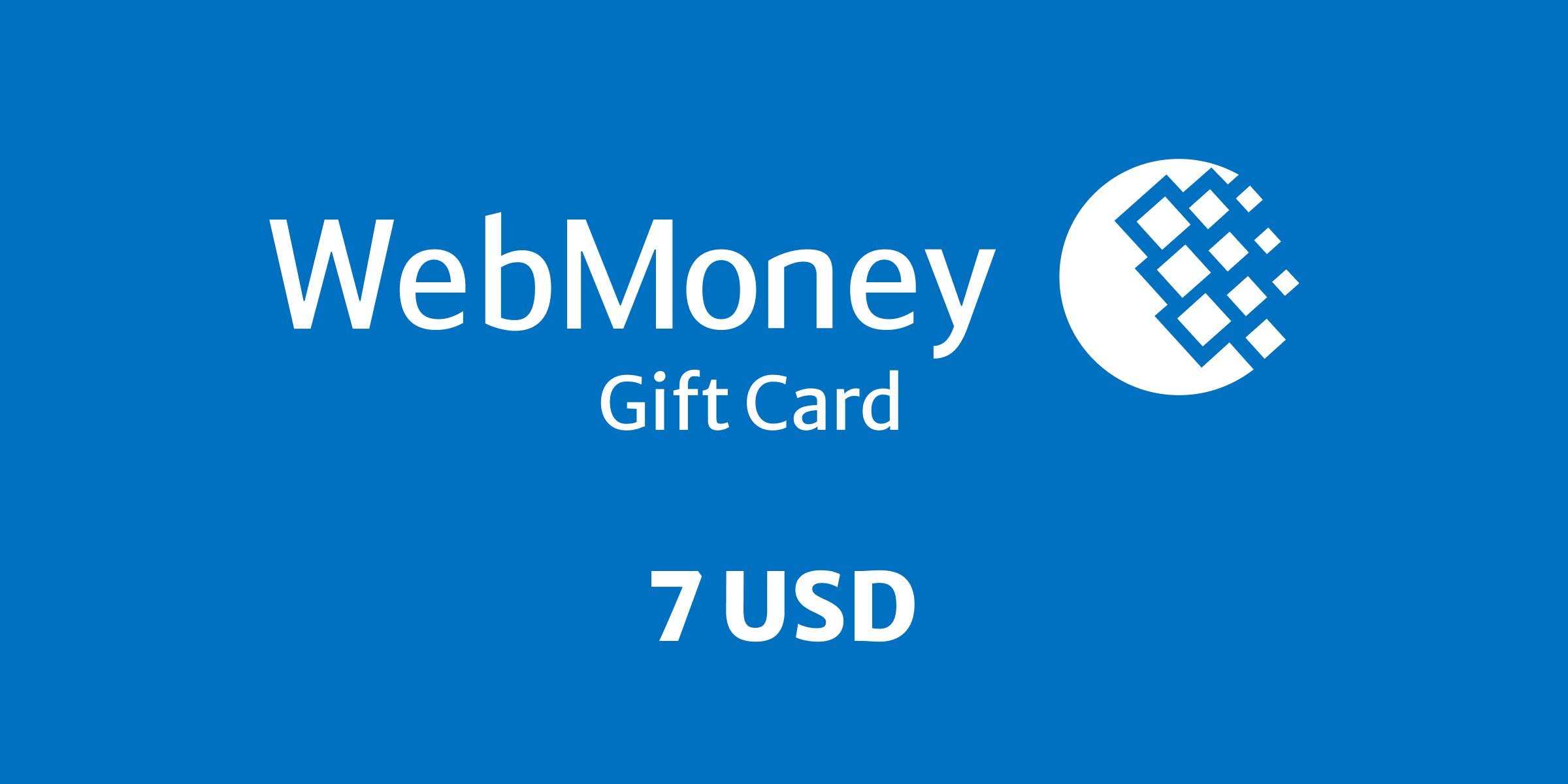 WebMoney Gift Card 7 USD