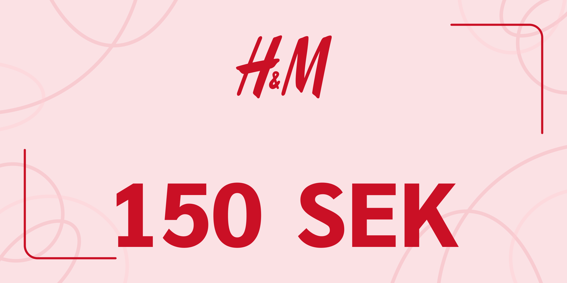 H and M Gift Card 150 SEK