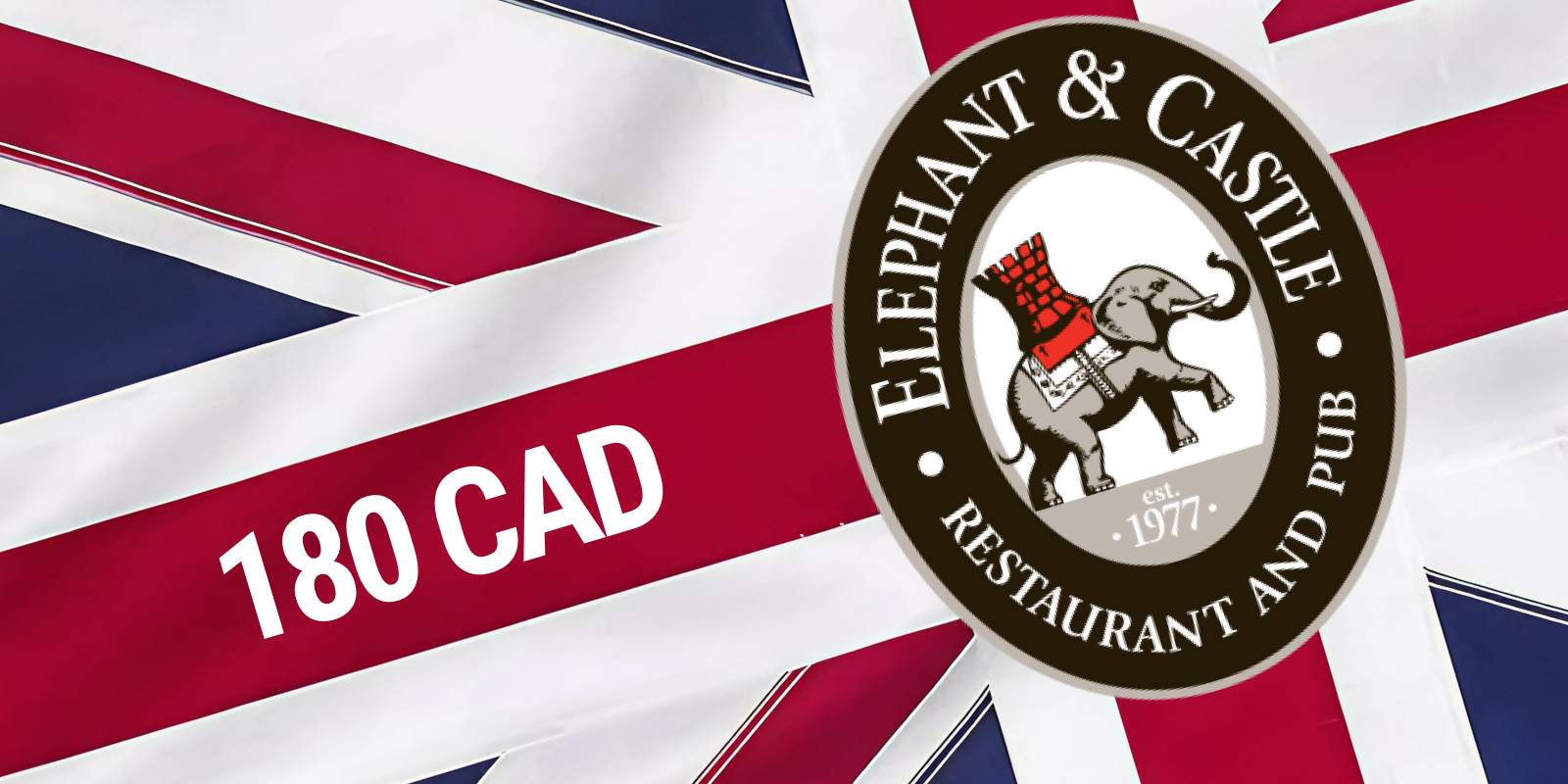 Elephant and Castle Gift Cards 180 CAD