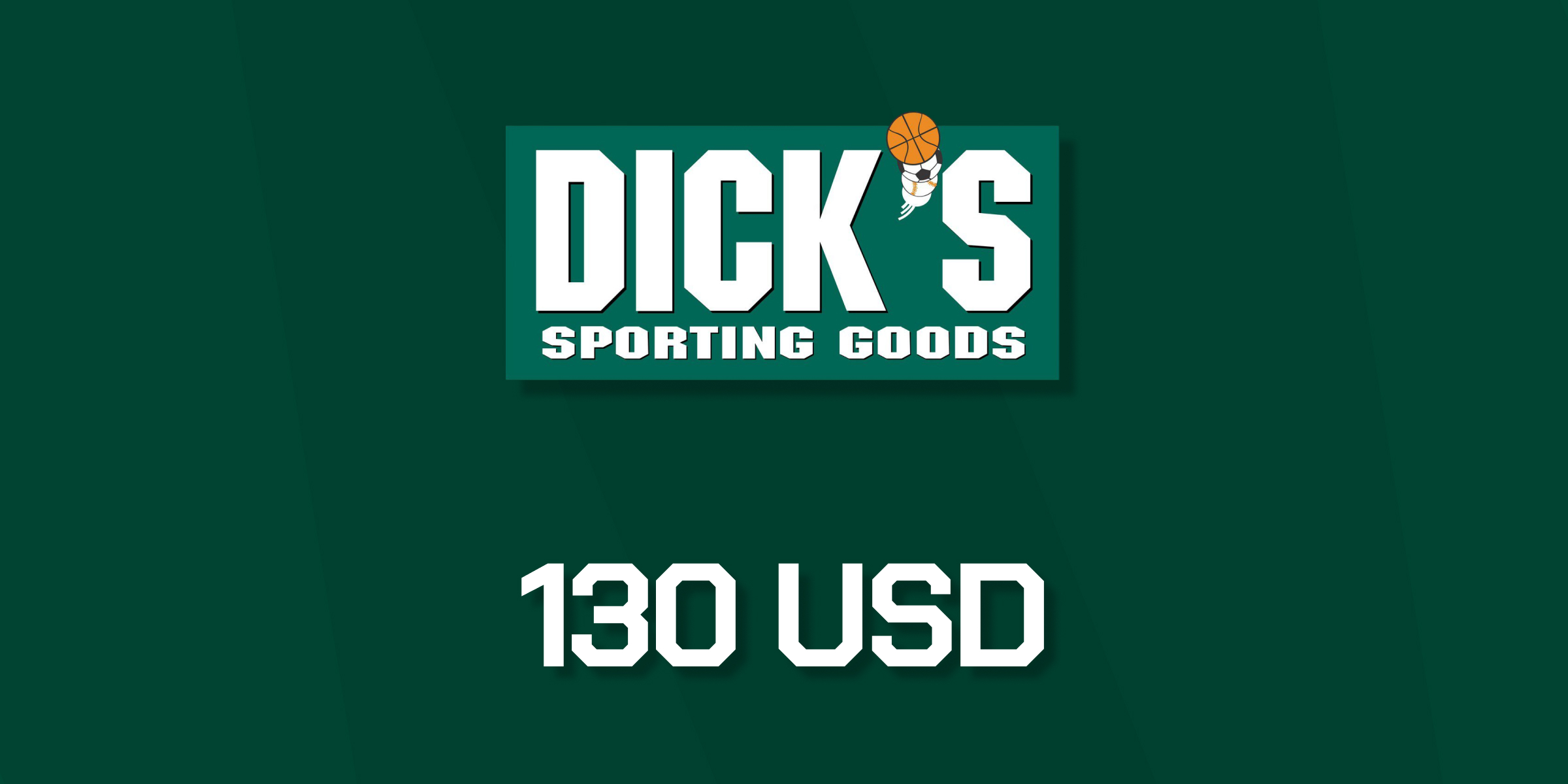 Dicks Sporting Goods Gift Card 130 USD
