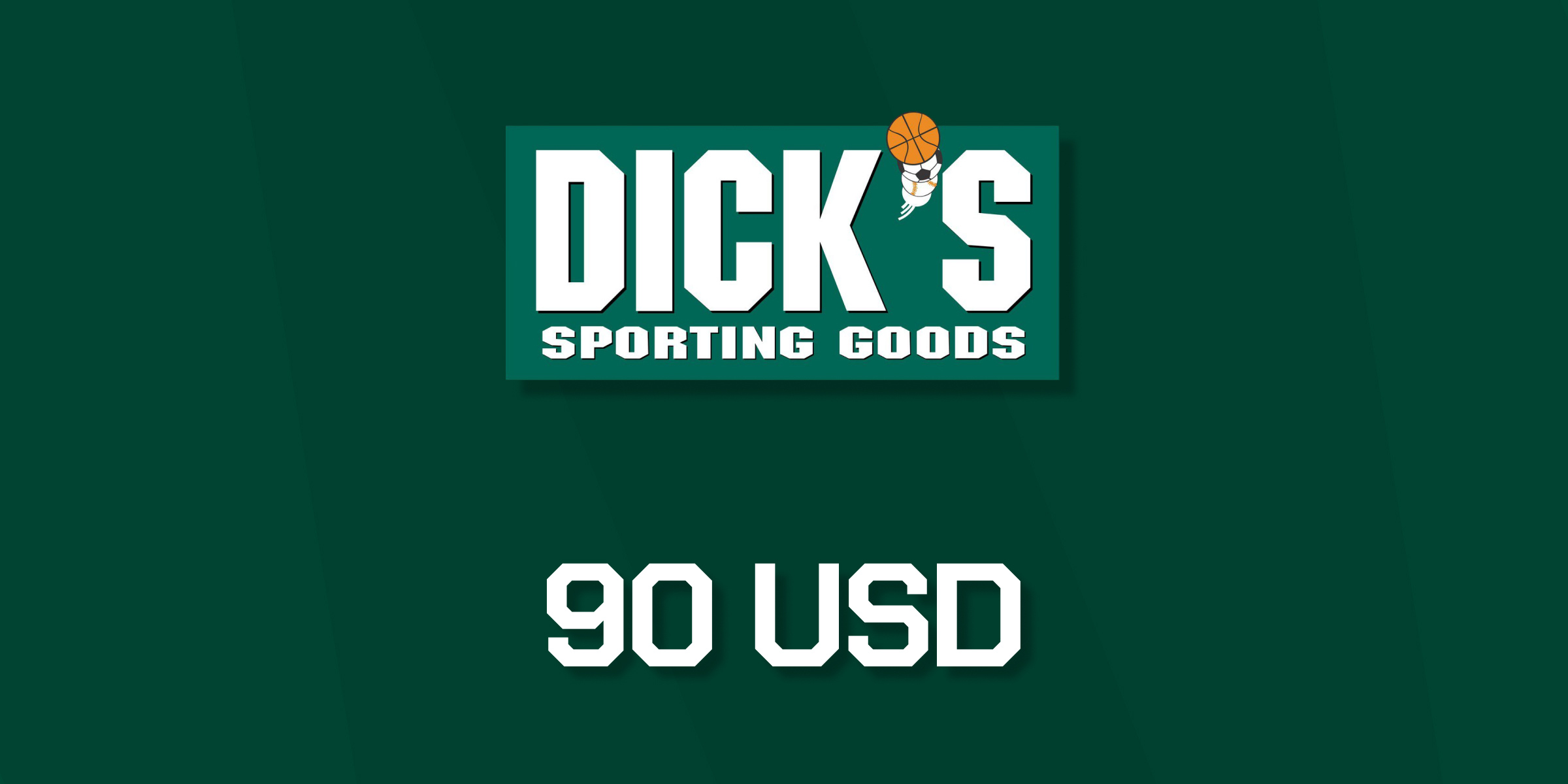 Dicks Sporting Goods Gift Card 90 USD