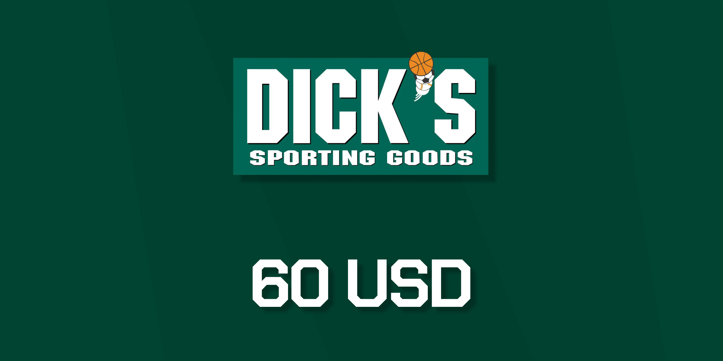 Αγορά Dicks Sporting Goods $60 Gift Card (United States) Καλύτερη τιμή ...