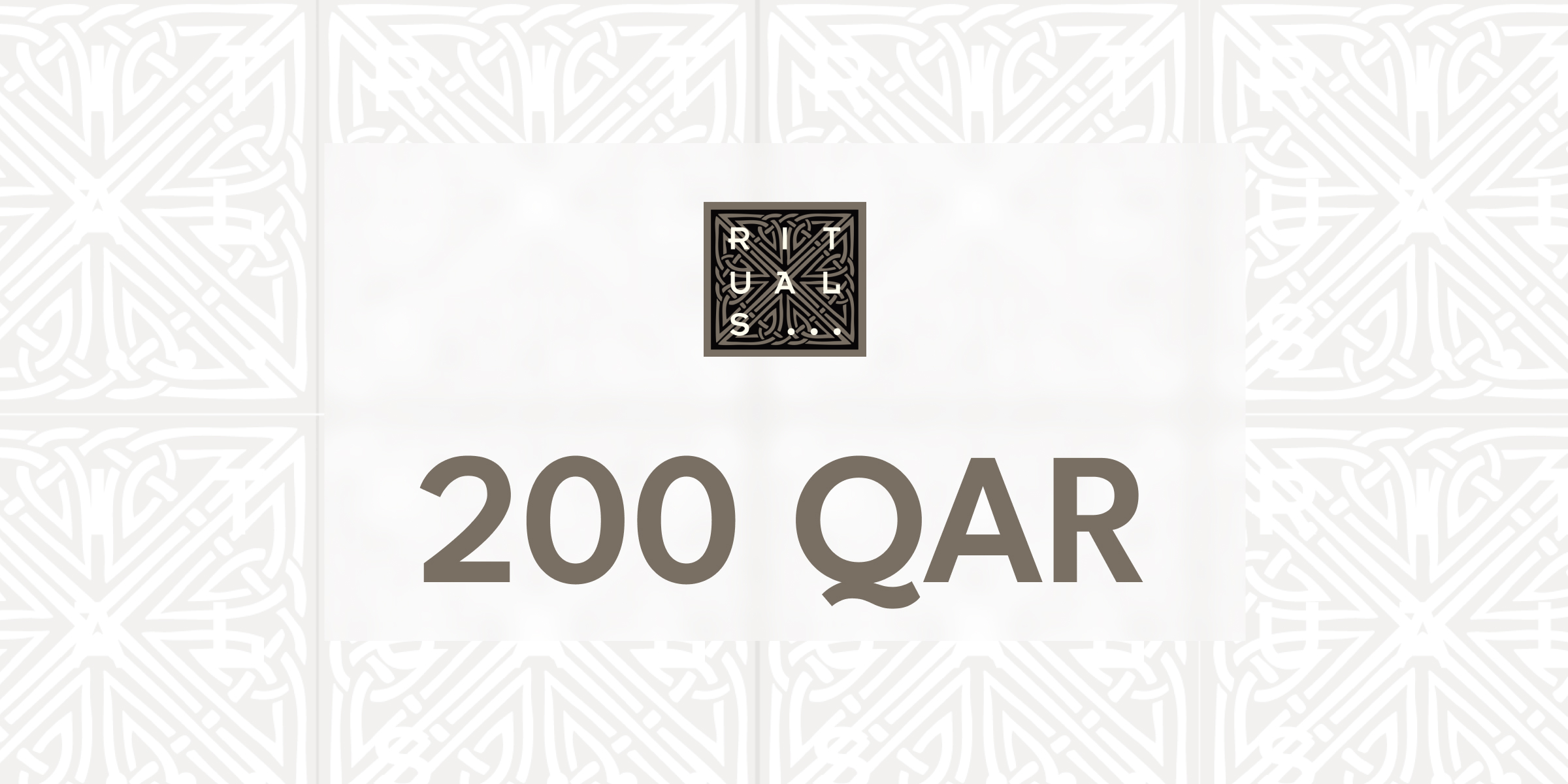 Rituals Gift Card 200 QAR