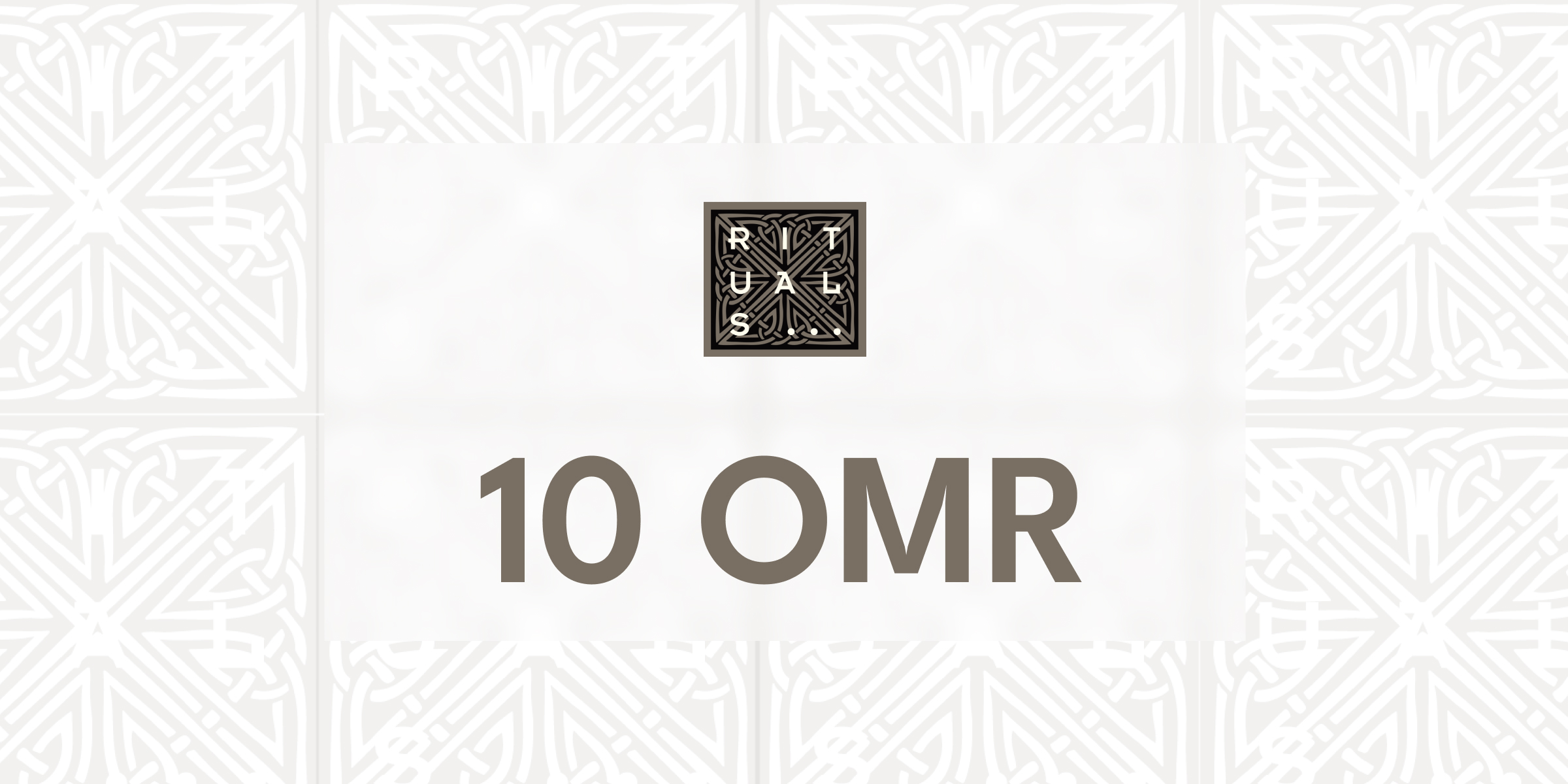 Rituals Gift Card 10 OMR