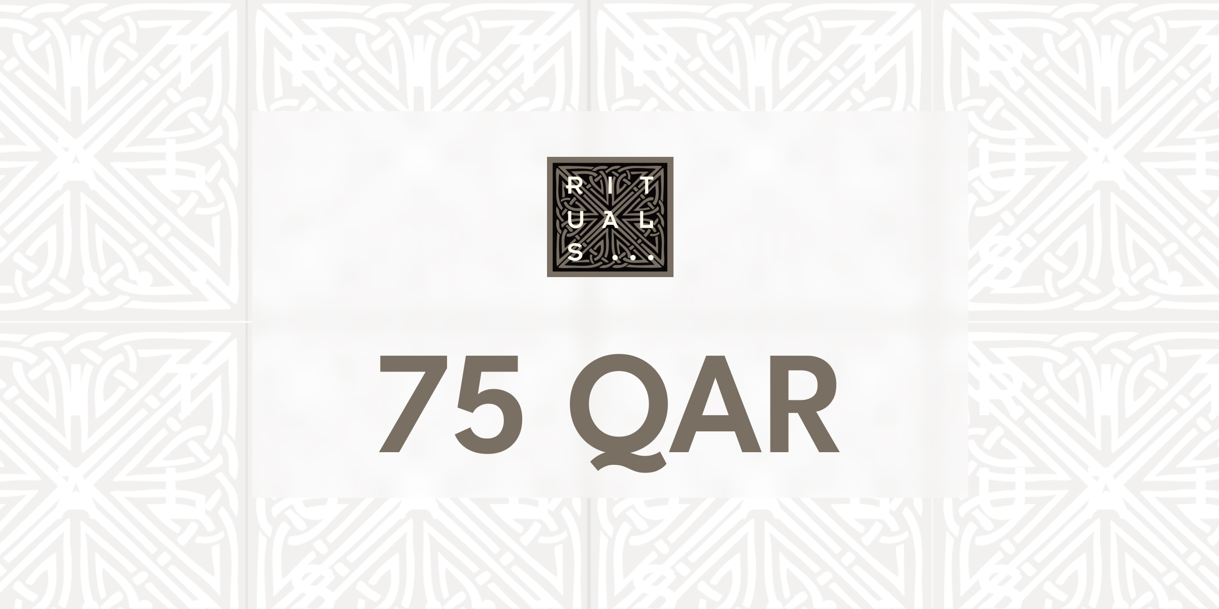 Rituals Gift Card 75 QAR