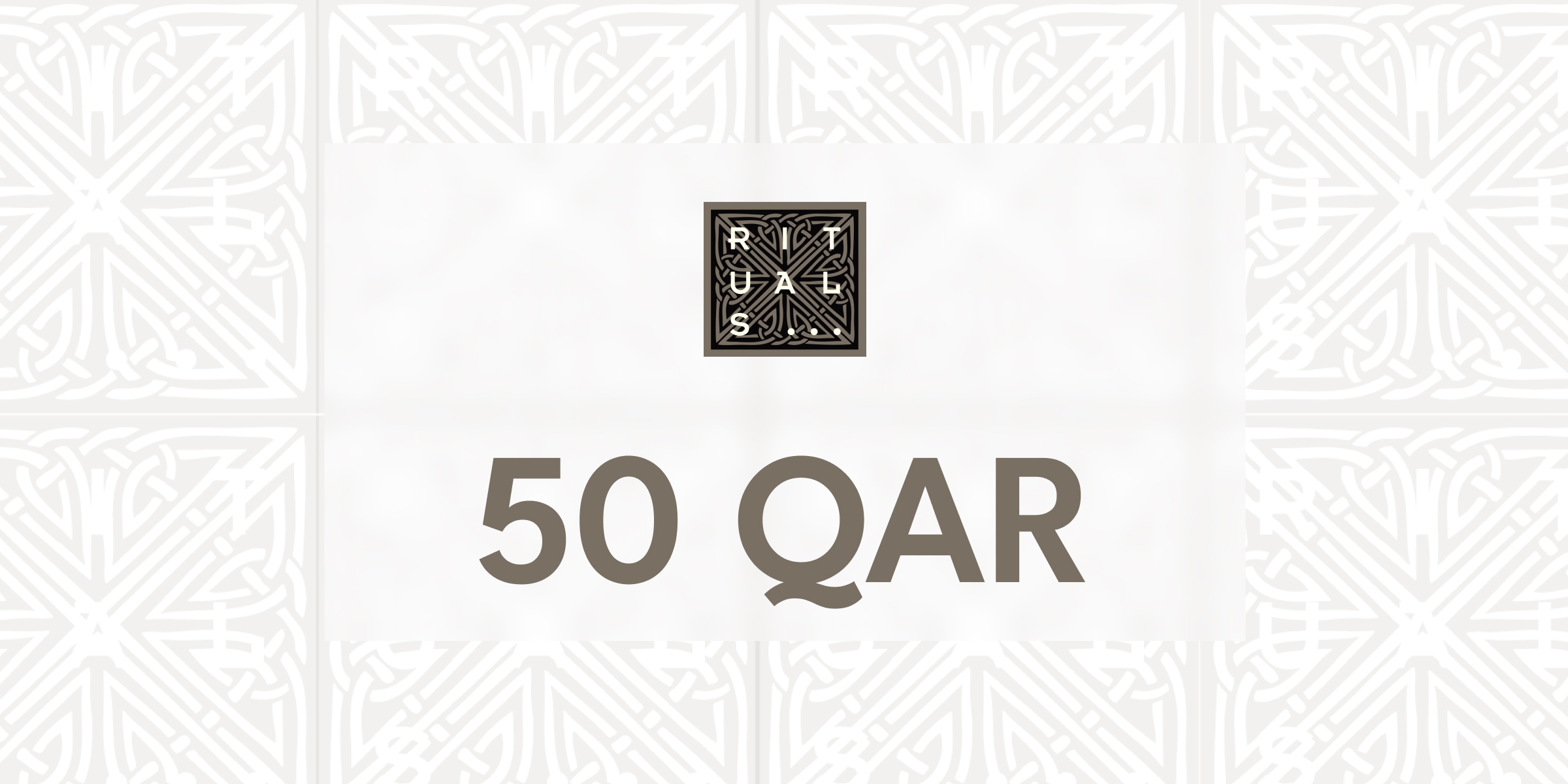 Rituals Gift Card 50 QAR
