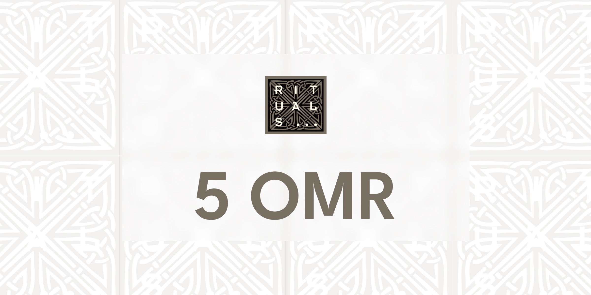 Rituals Gift Card 5 OMR