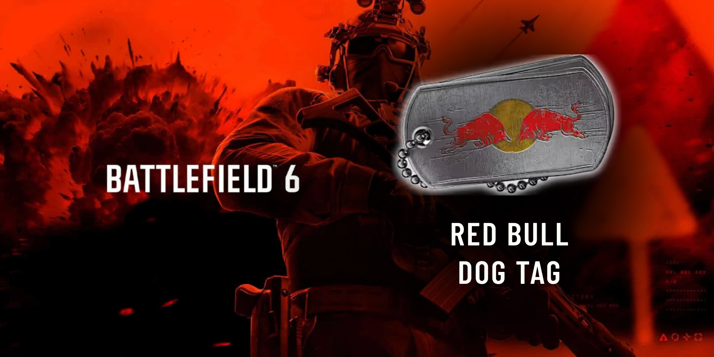 Battlefield 6 Red Bull Dog Tag (PC)