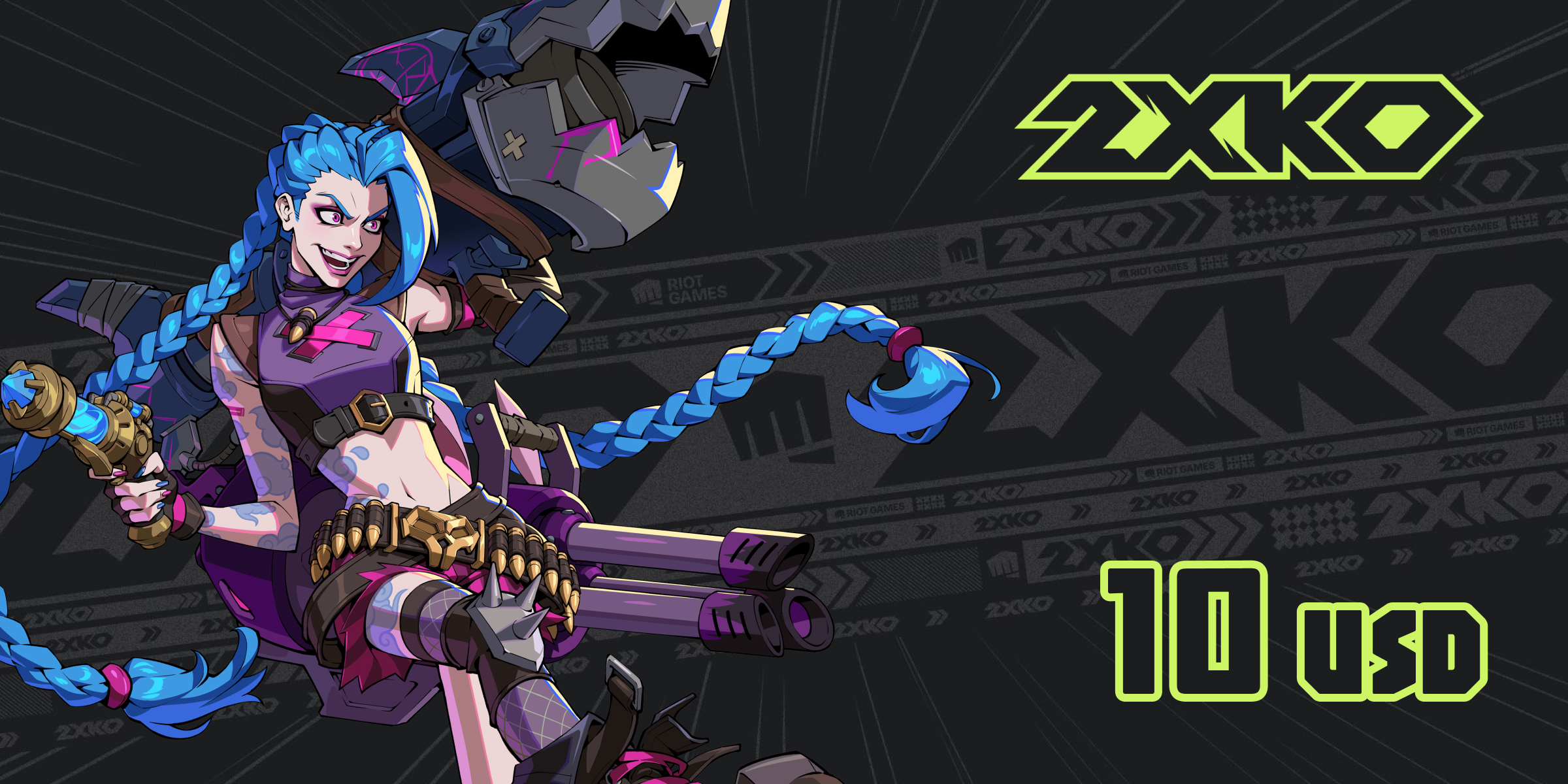 2XKO Gift Card 10 USD