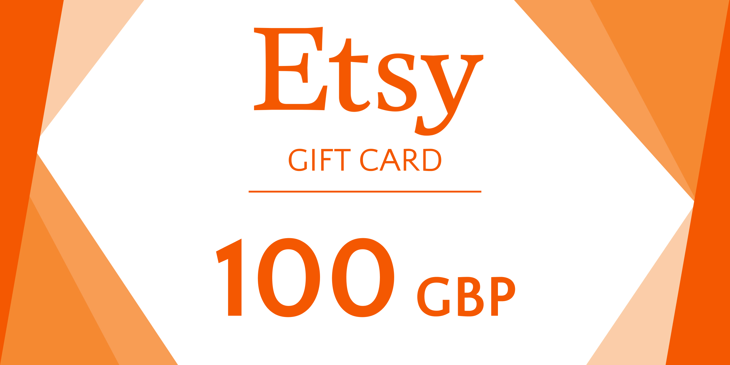 Etsy Gift Card 100 GBP