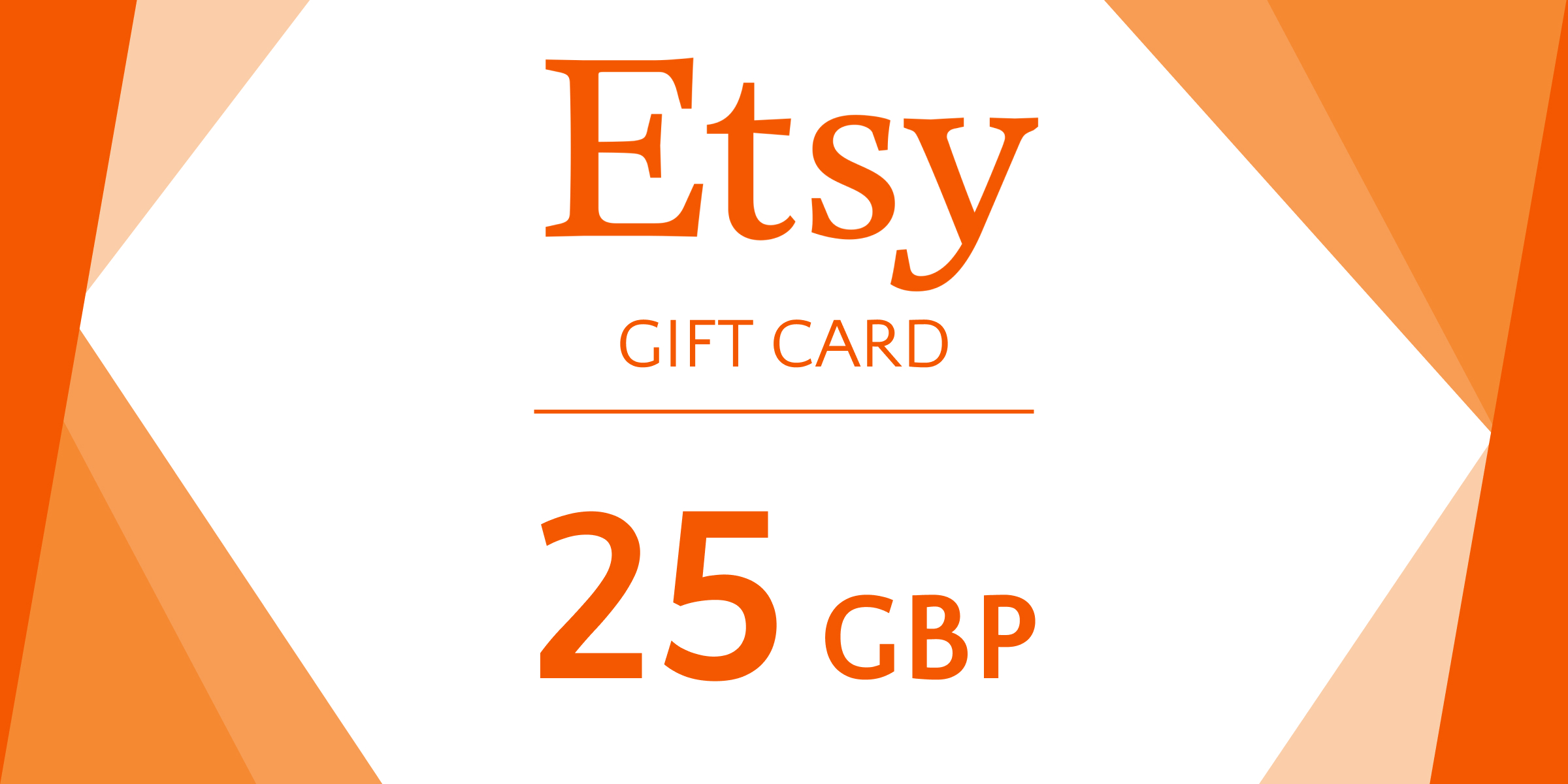Etsy Gift Card 25 GBP