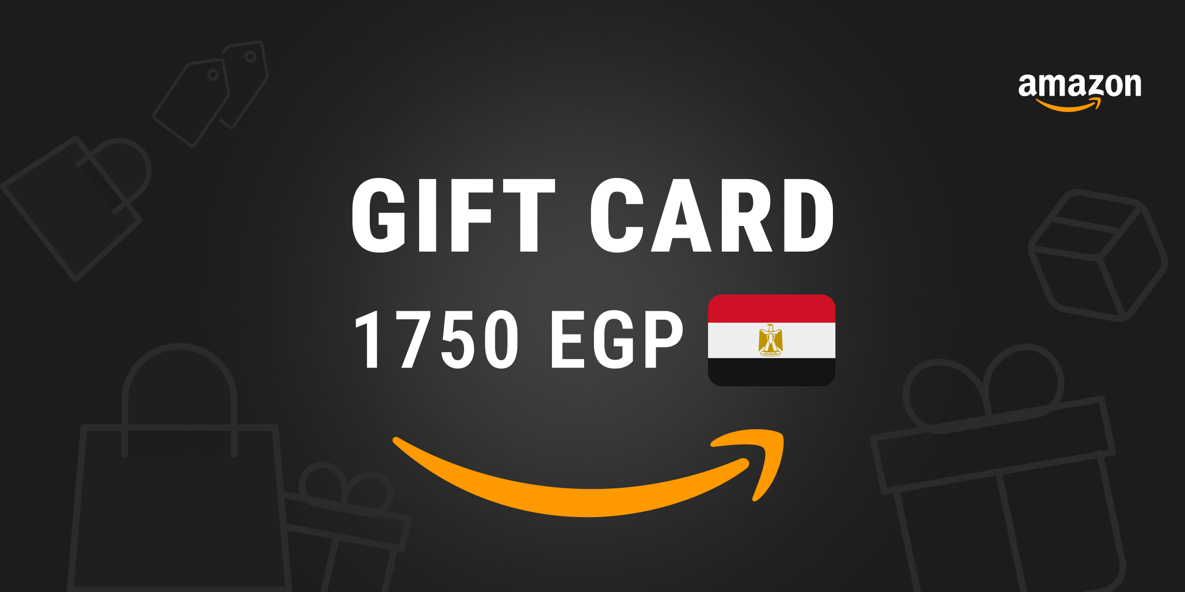 Amazon Gift Card 1750 EGP