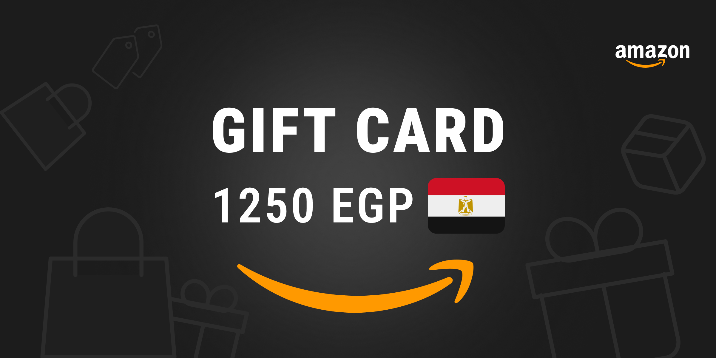 Amazon Gift Card 1250 EGP