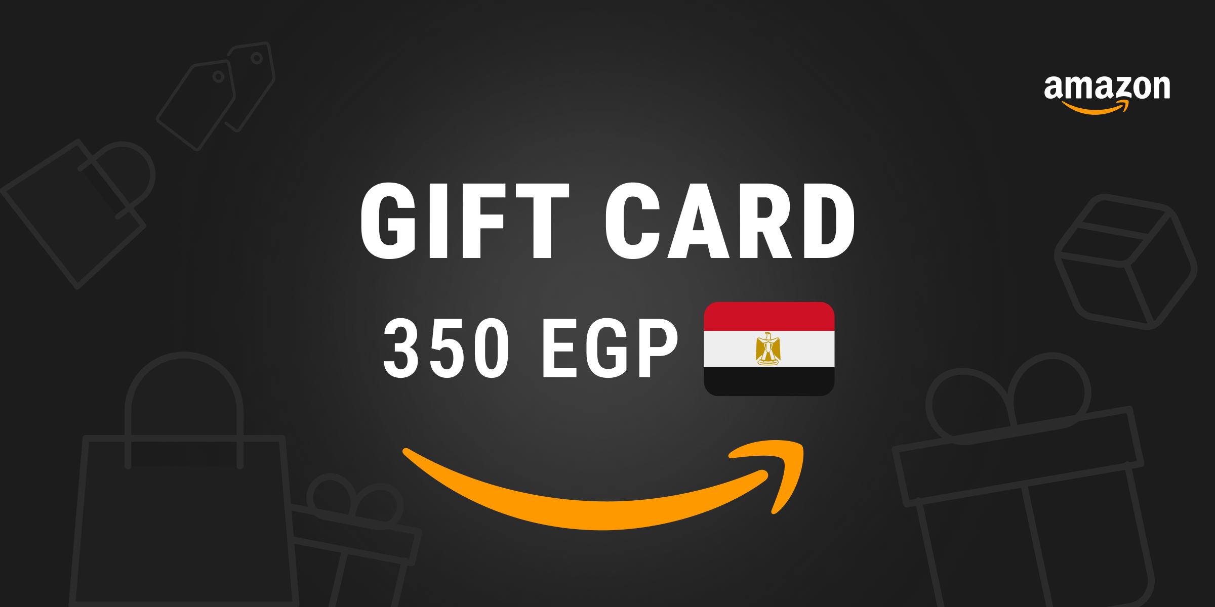 Amazon Gift Card 350 EGP