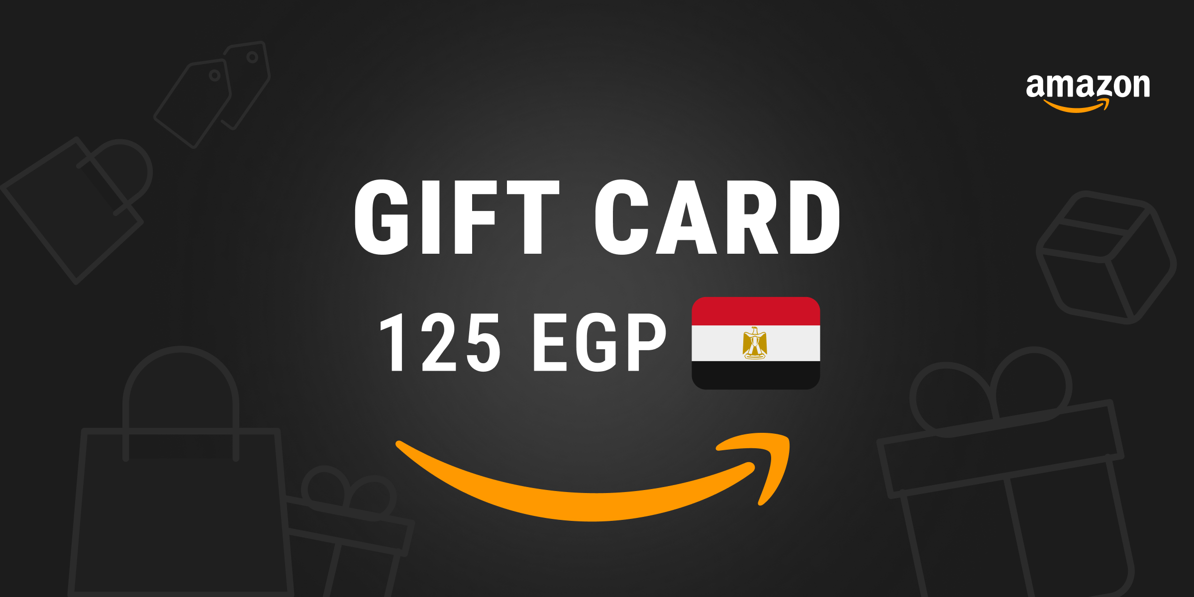 Amazon Gift Card 125 EGP