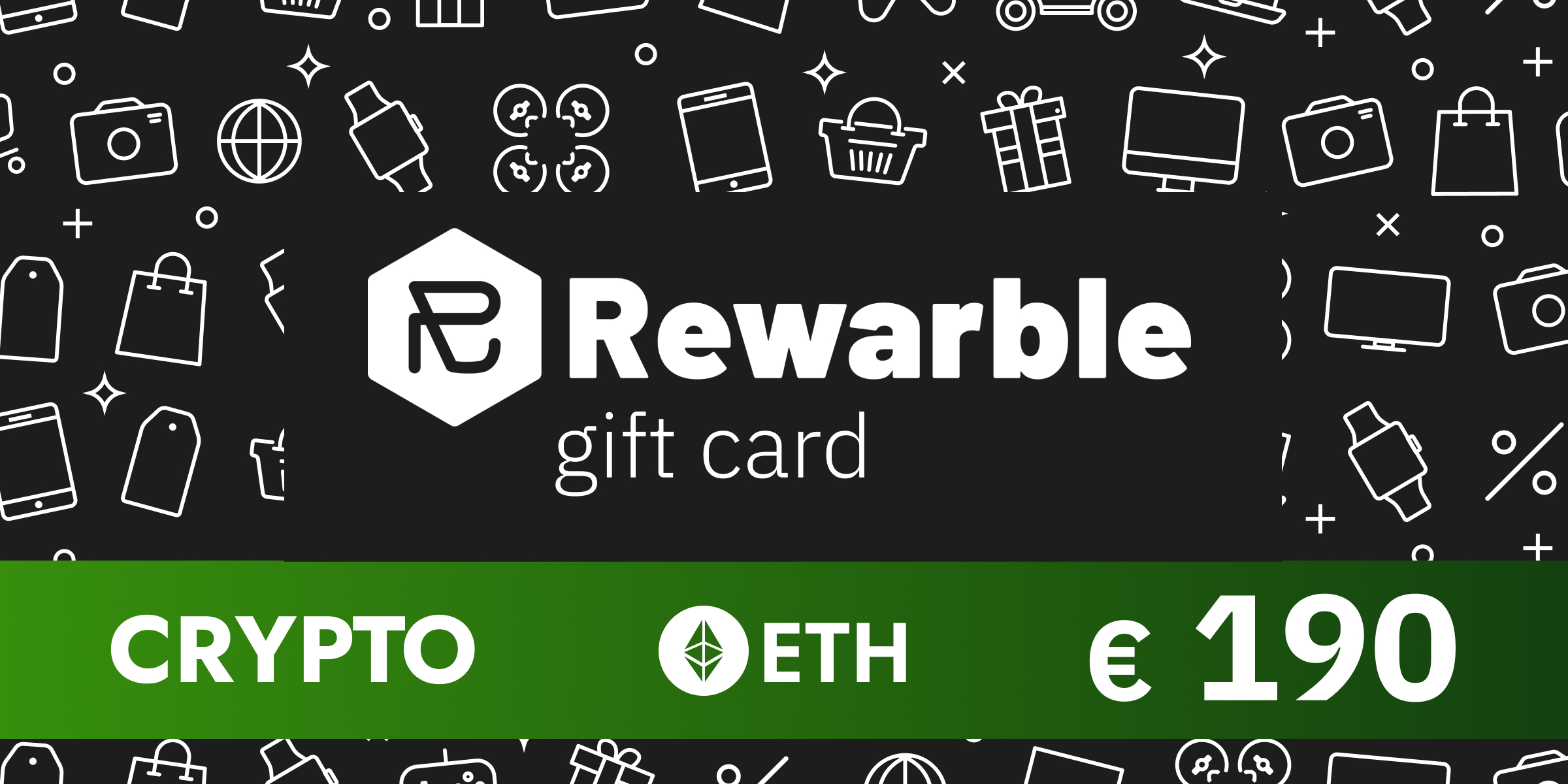 Rewarble Crypto Gift Card ETH 190 EUR