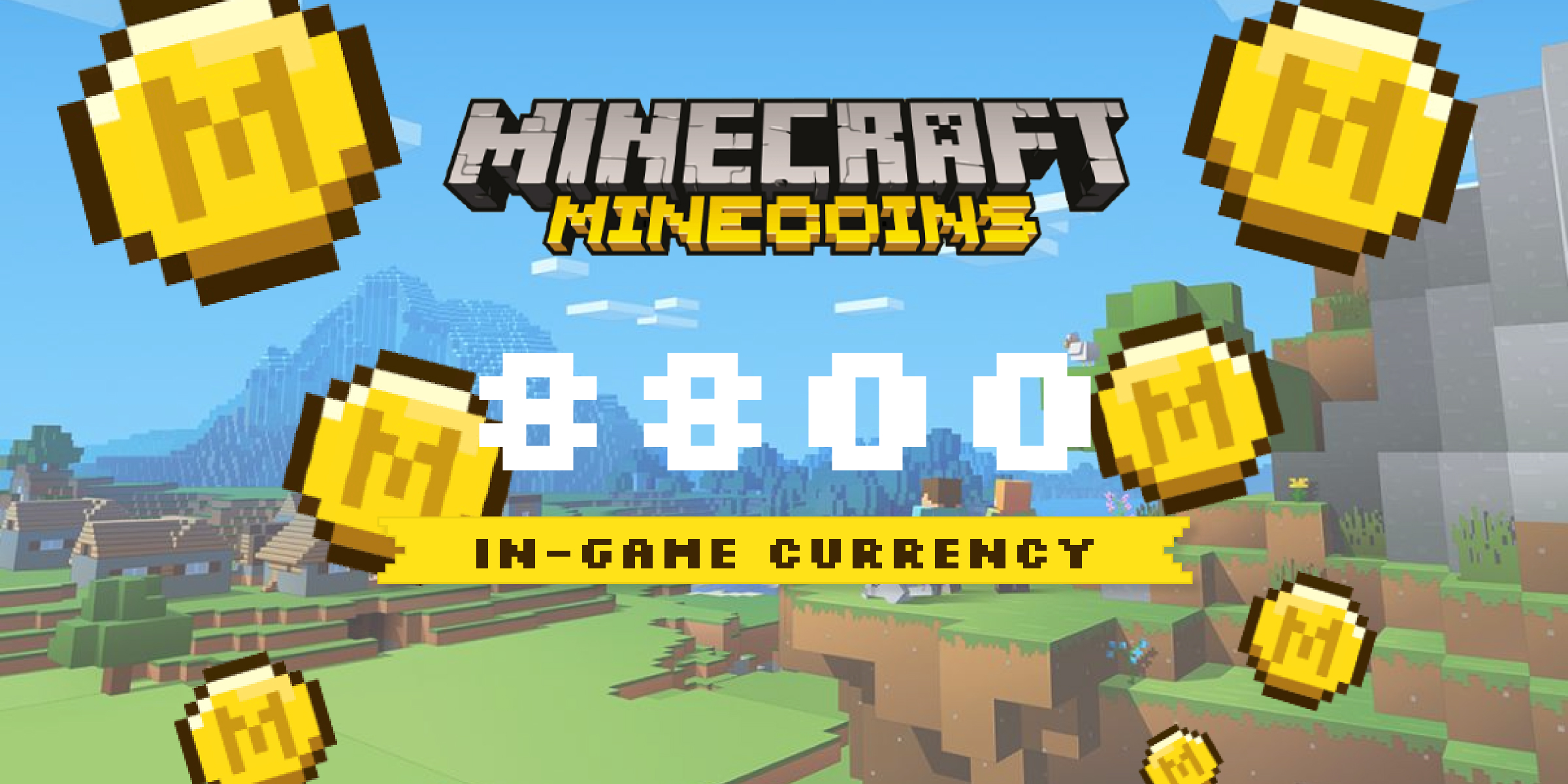 Minecraft Minecoins Pack 8800 Coins (PC)