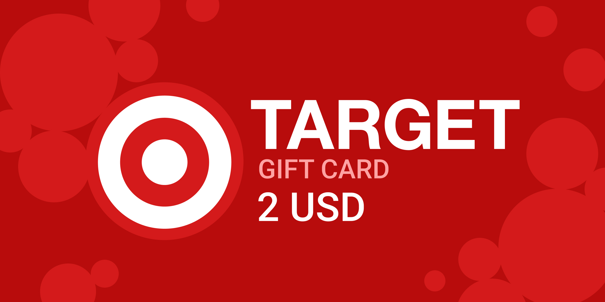 Target Gift Card 2 USD
