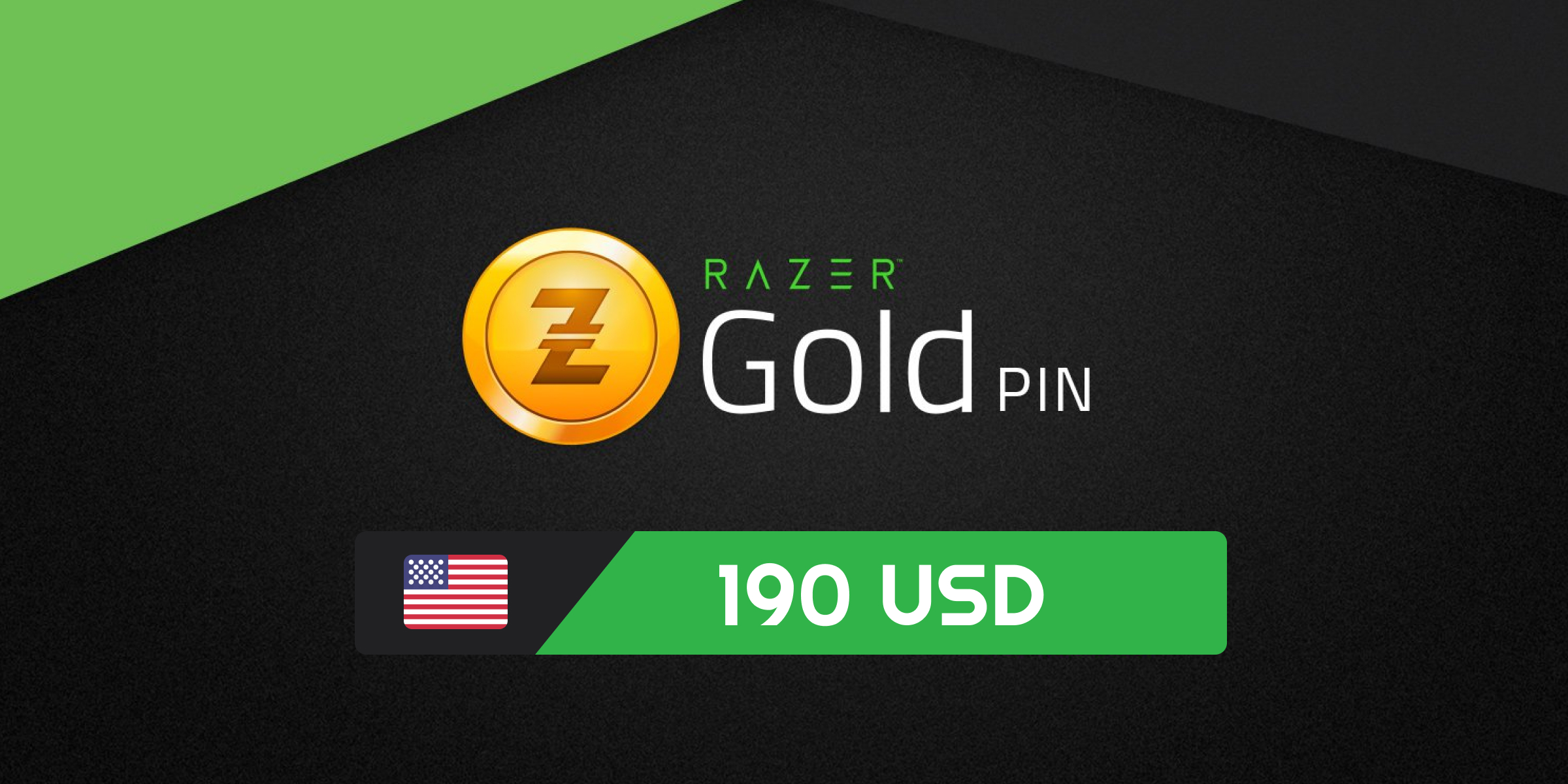 Razer Gold 190 USD