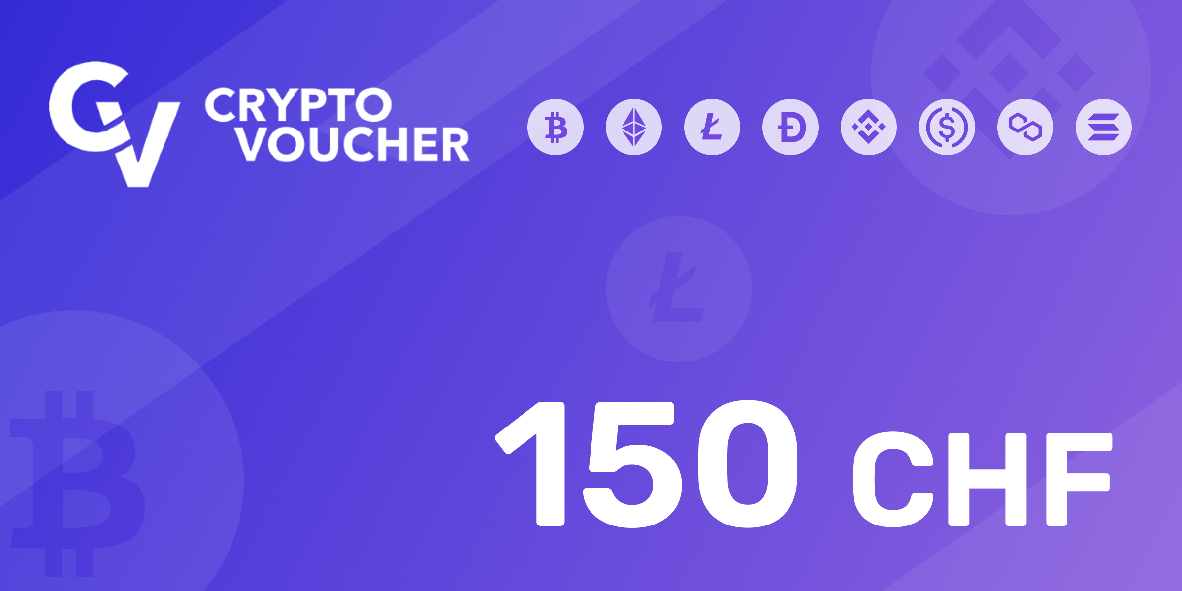 Crypto Voucher Gift Card 150 CHF