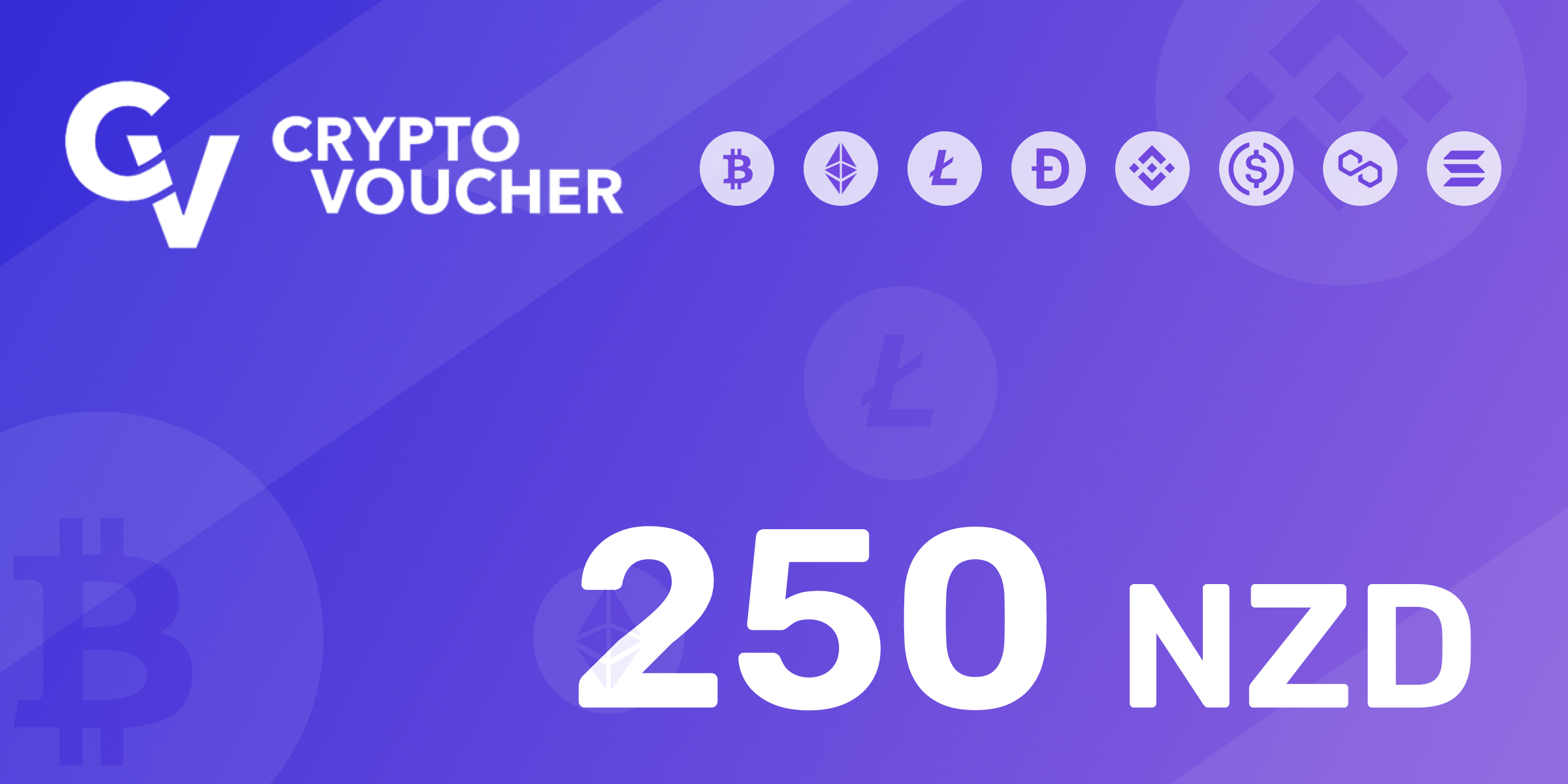 Crypto Voucher Gift Card 250 NZD