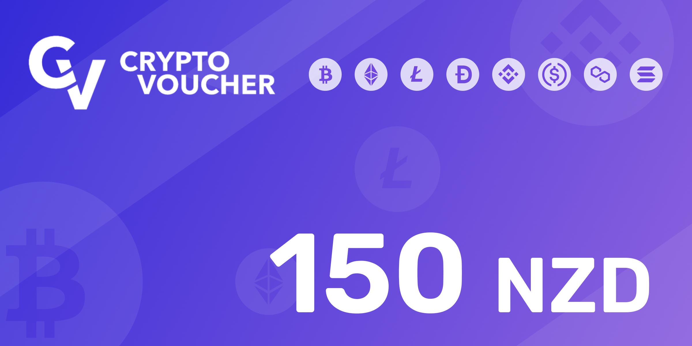 Crypto Voucher Gift Card 150 NZD