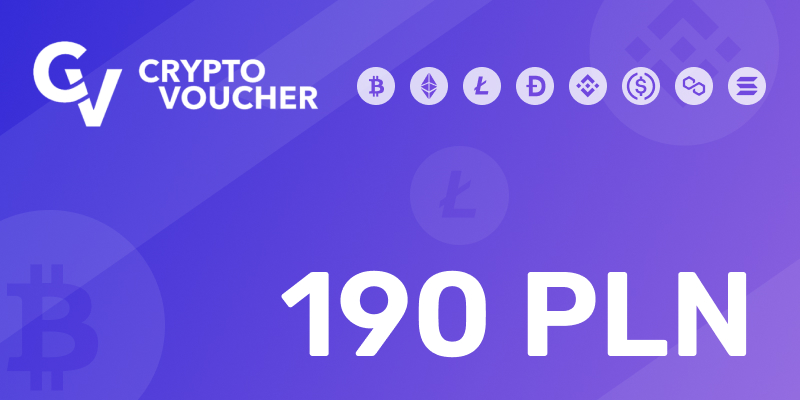 Crypto Voucher Gift Card 190 PLN