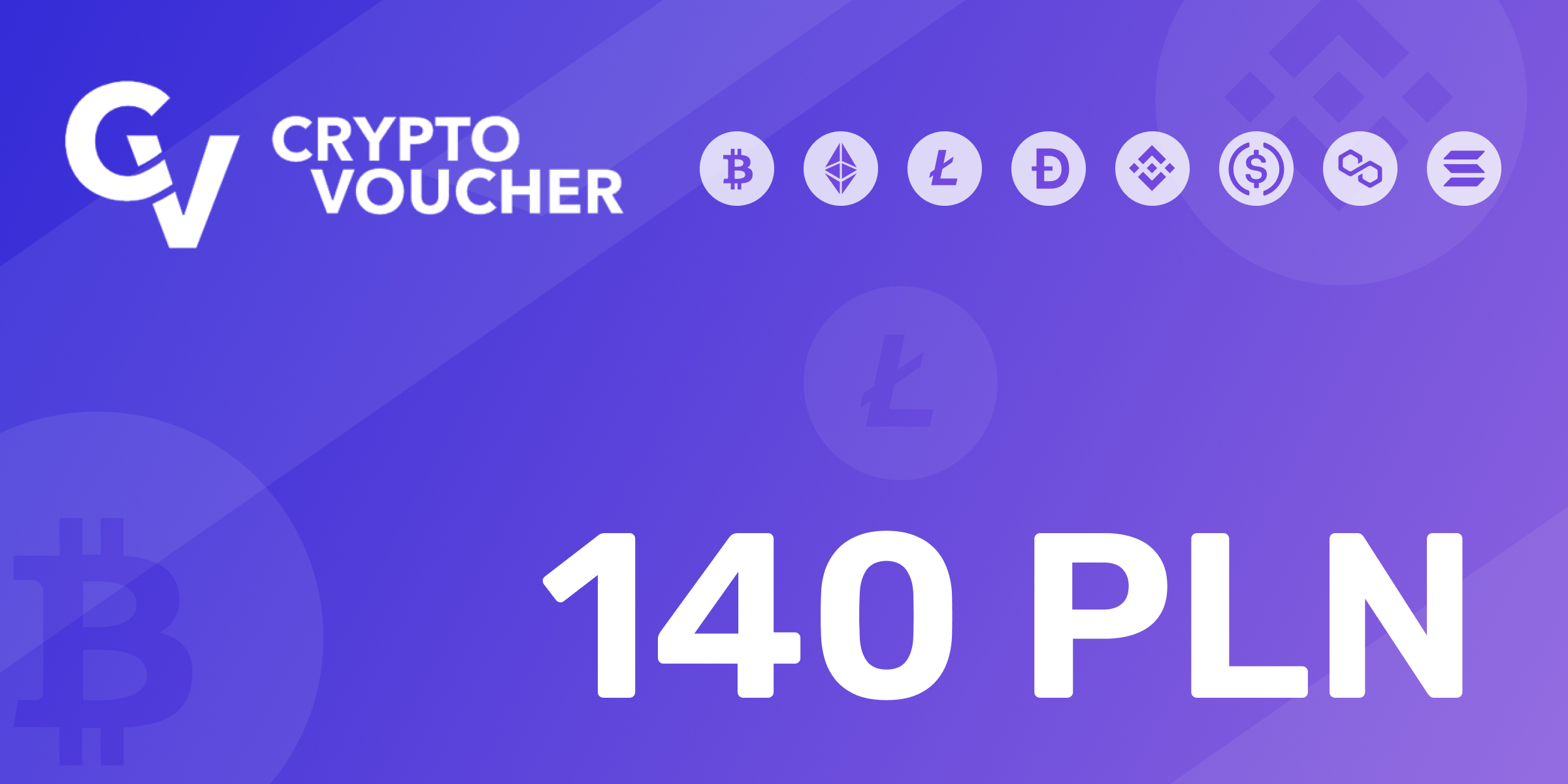 Crypto Voucher Gift Card 140 PLN